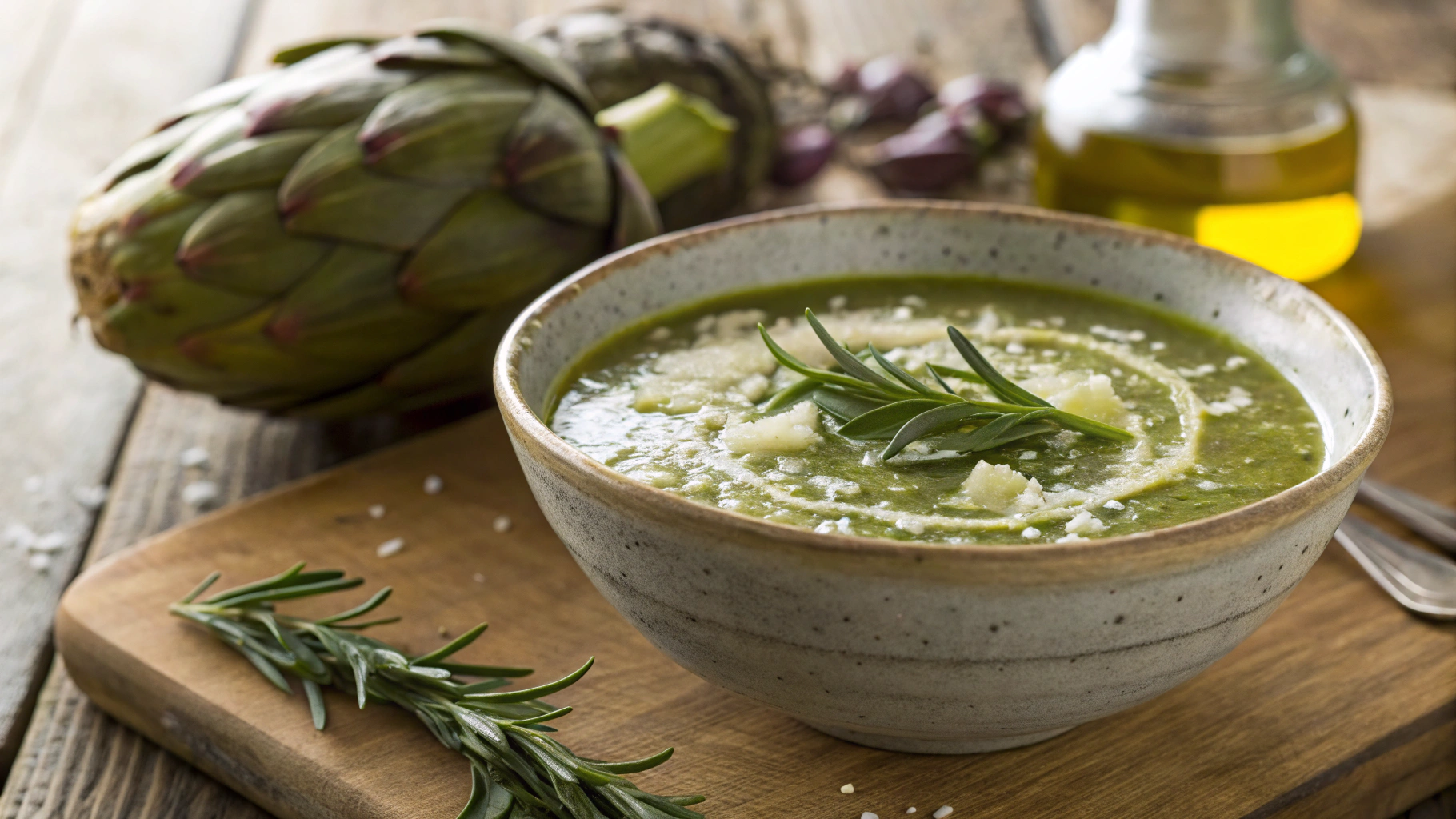 Keto Spinach and Artichoke Soup