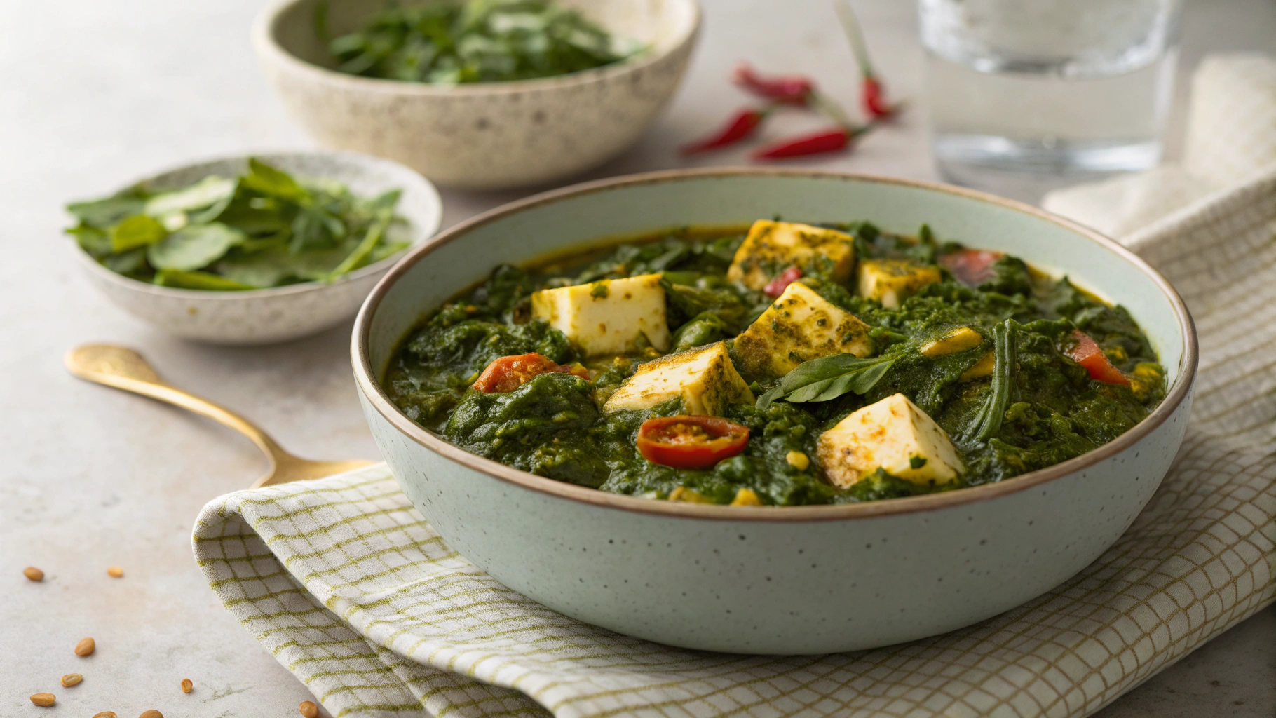 Keto Spinach and Paneer