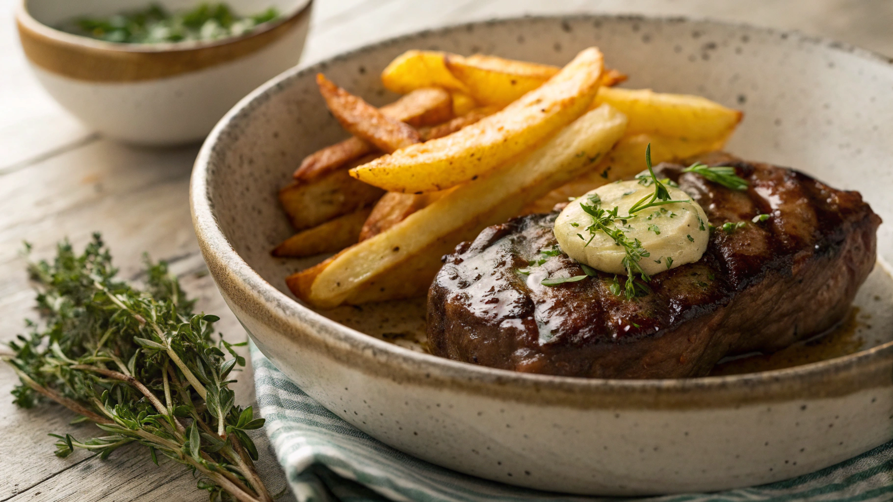 Keto Steak Frites (French Steak and Fries)