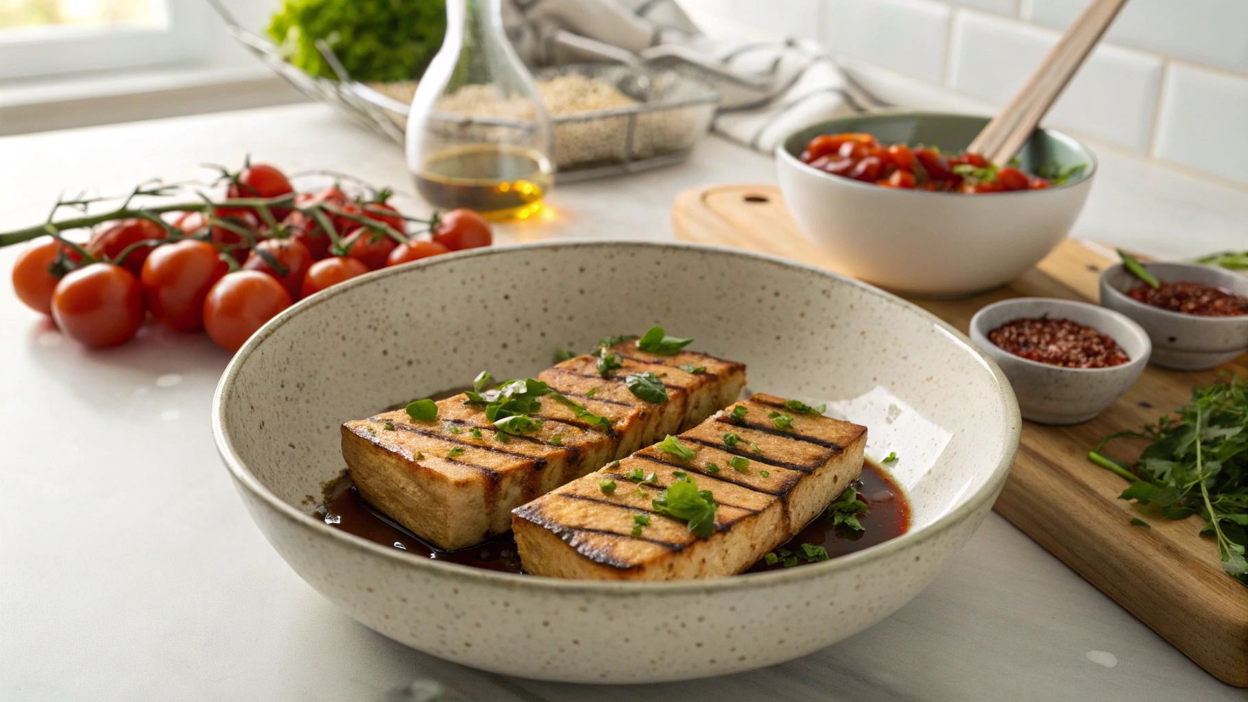 Keto Steakhouse Style Tofu