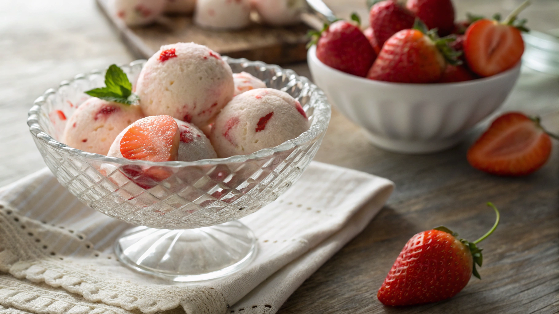 Keto Strawberry Fat Bomb Bites