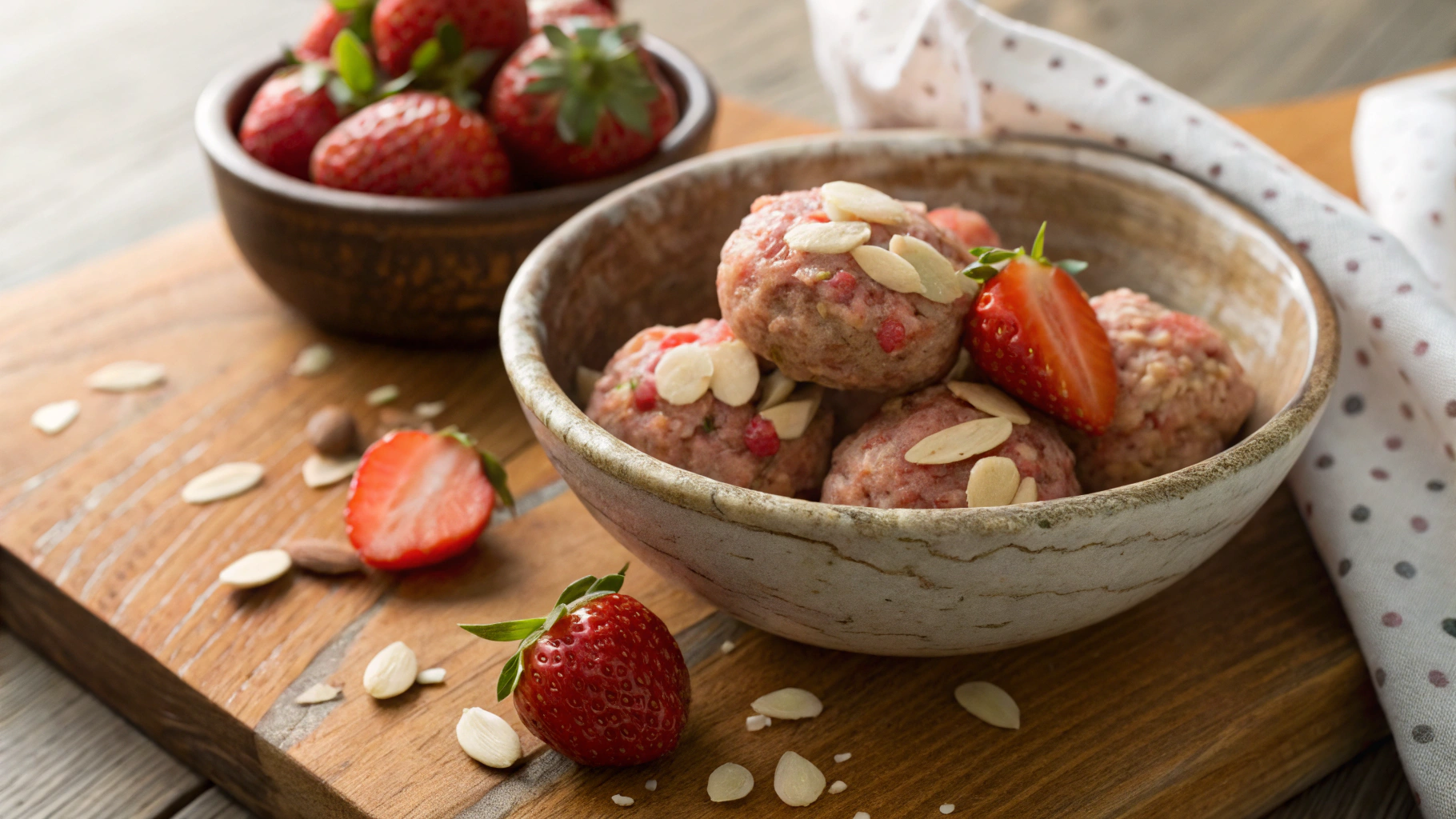 Keto Strawberry No Bake Cookies