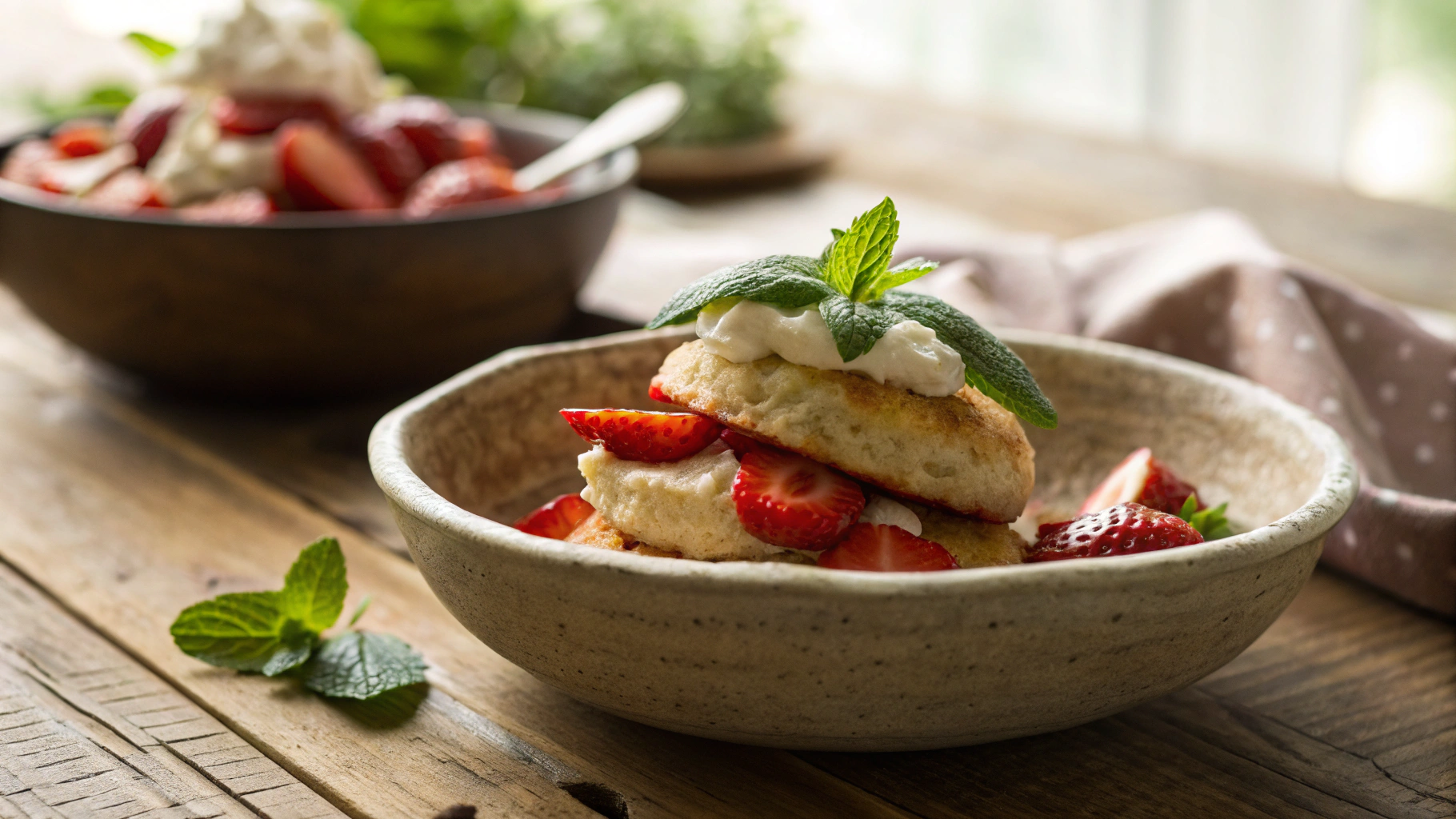 Keto Strawberry Shortcakes