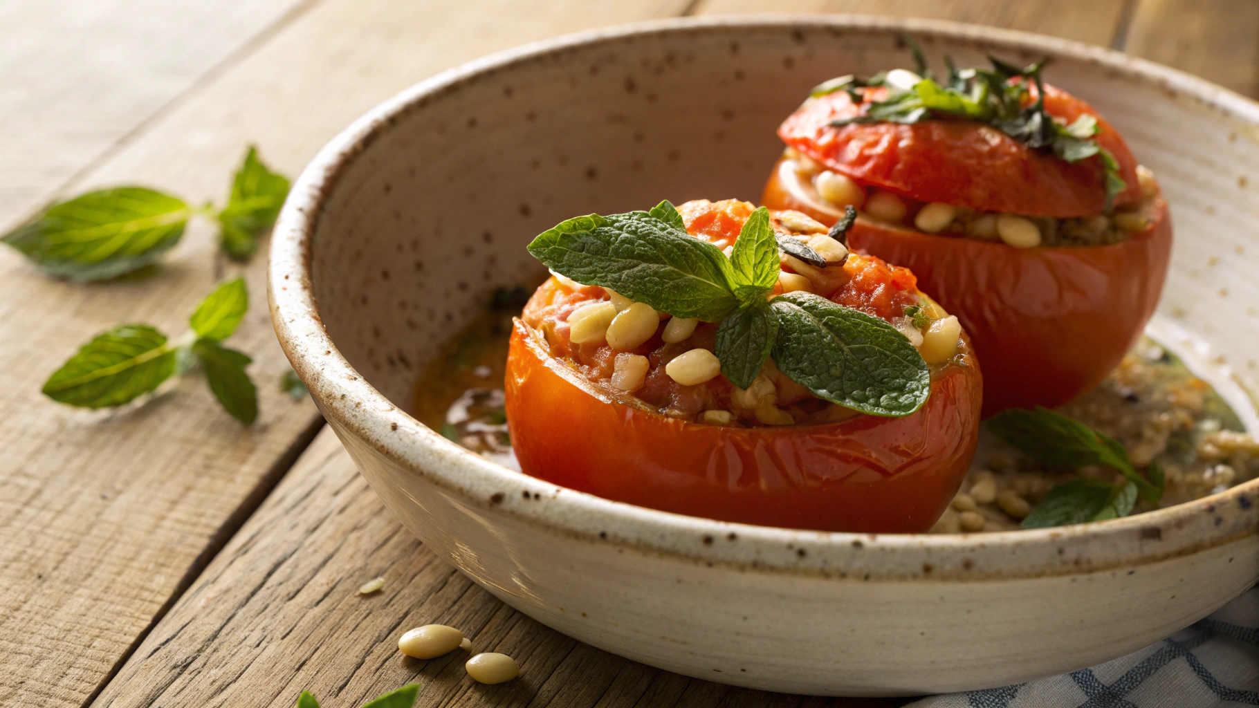 Keto Stuffed Tomatoes