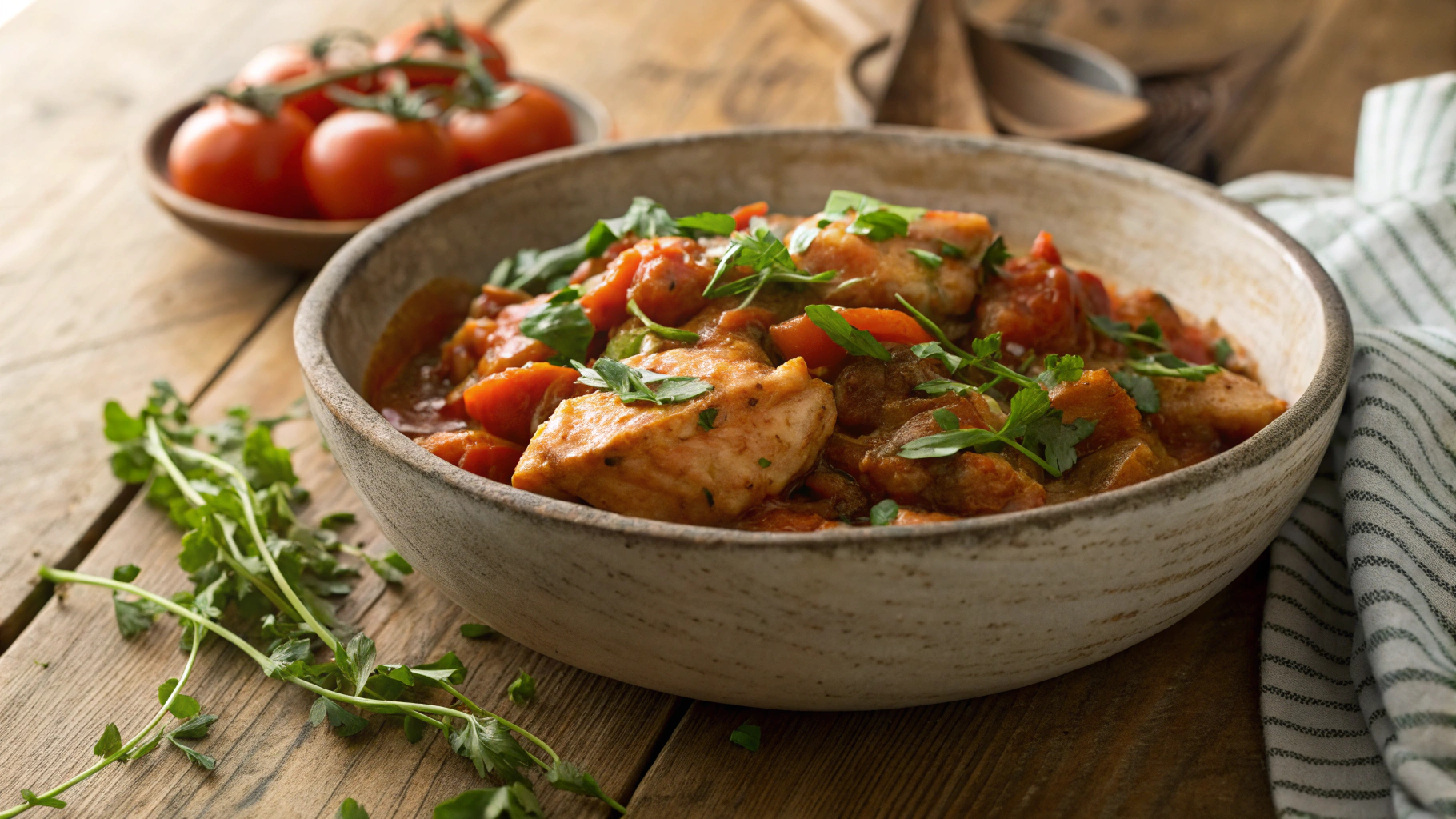 Keto Style Chicken Marengo