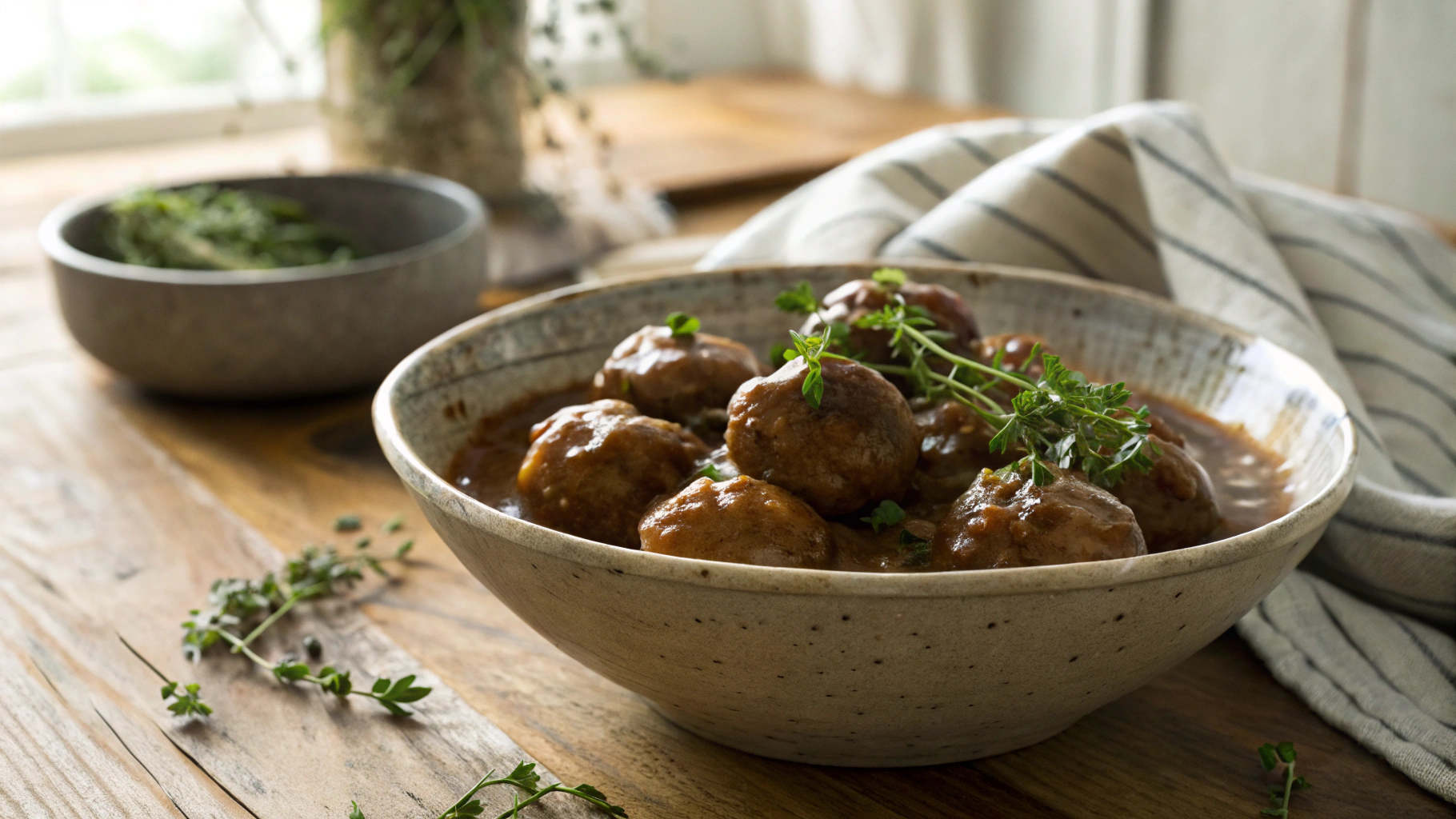 Keto Swedish Meatball Gravy Dip