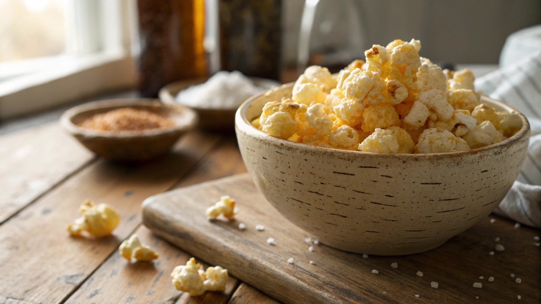 Keto Sweet and Salty Popcorn