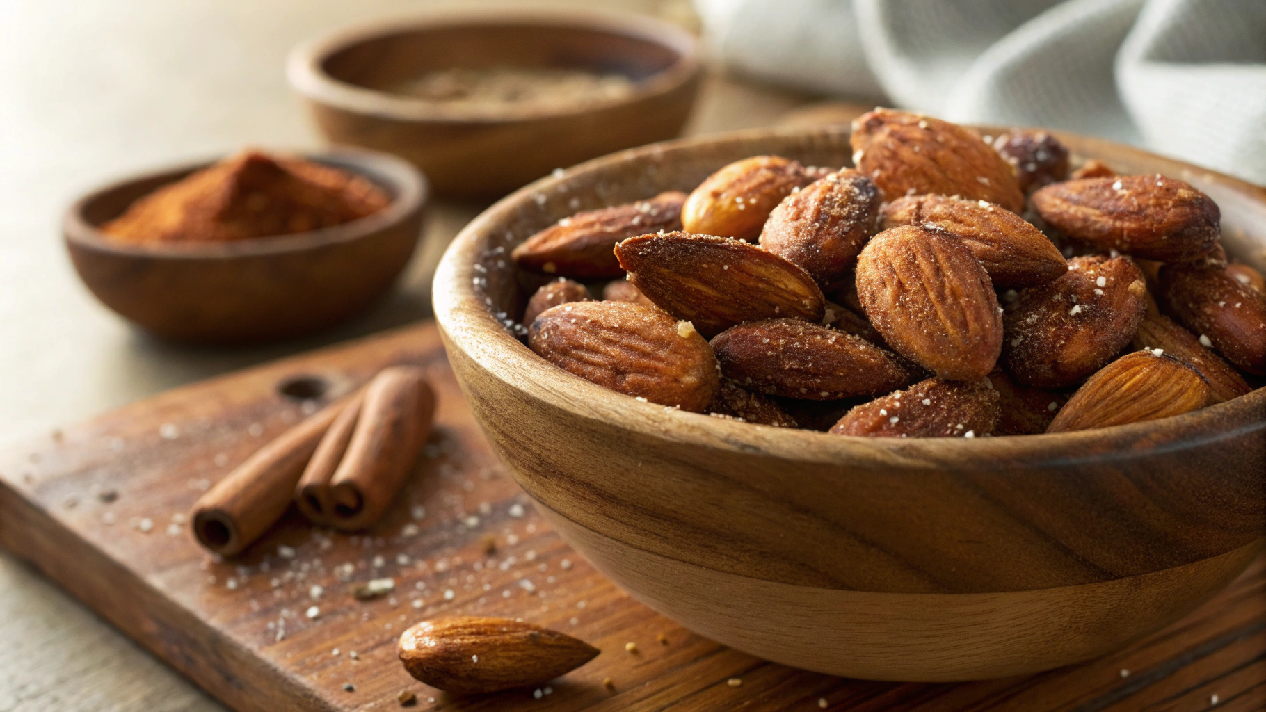 Keto Sweet and Smoky Almonds