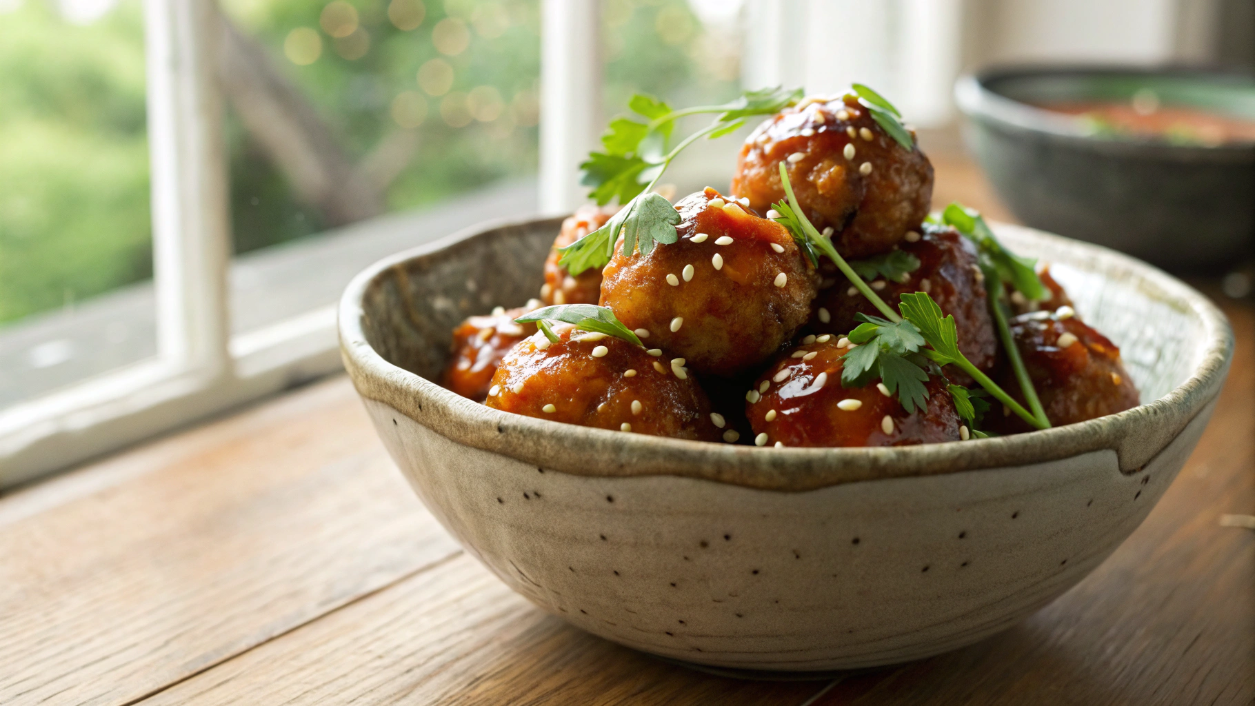 Keto Sweet and Sour Crispy Pork Balls