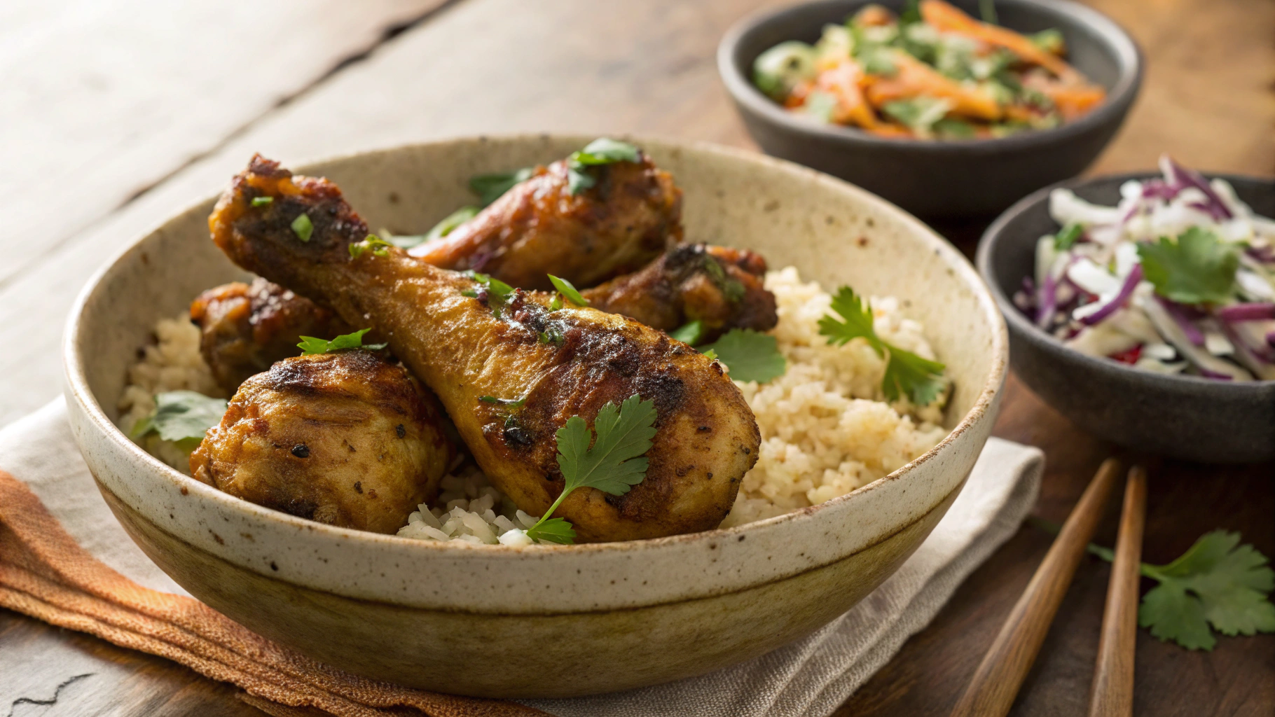 Keto Sweet and Sour Orange Drumsticks