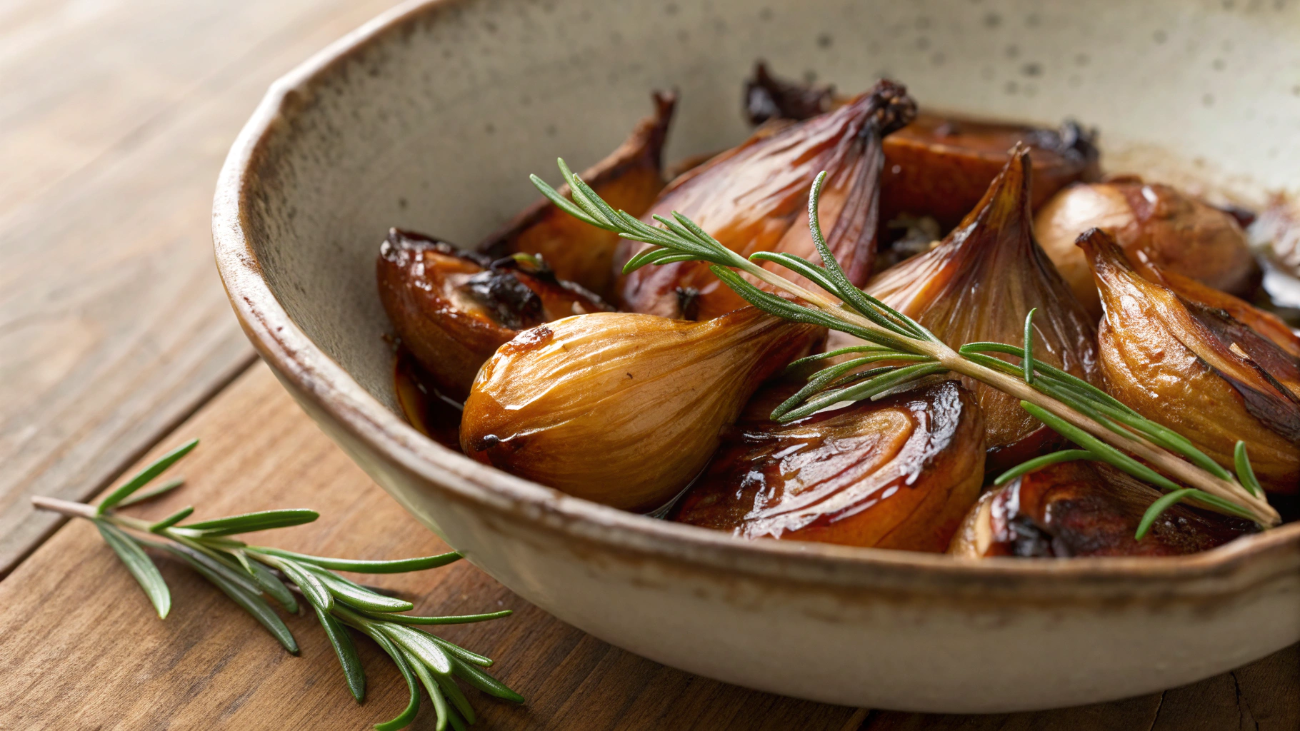 Keto Sweet Balsamic Roasted Shallots
