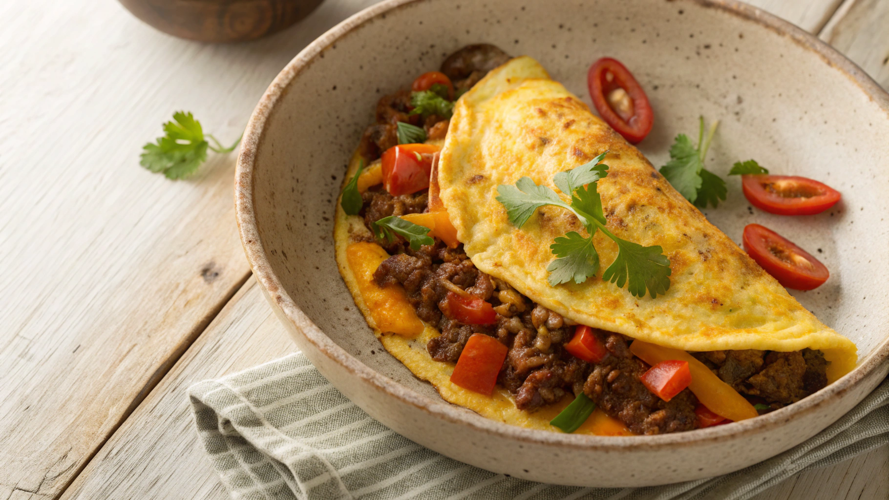 Keto Taco Omelette
