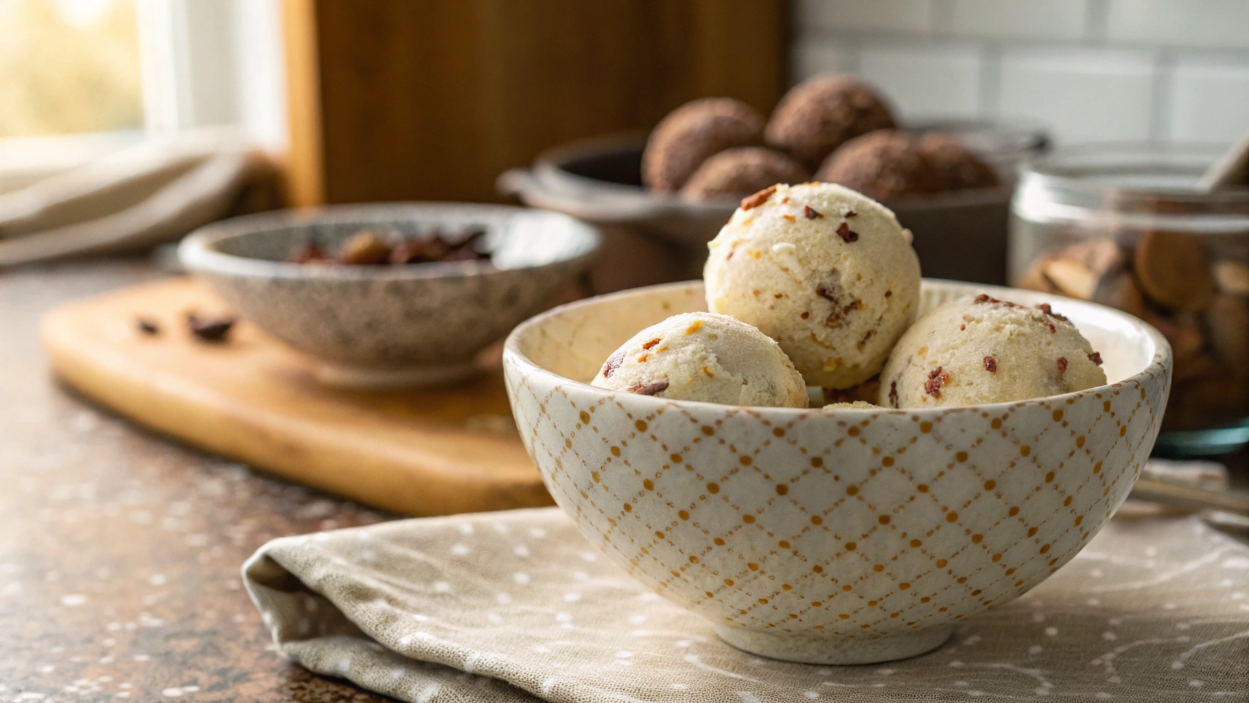 Keto Tahini Cinnamon Fat Bombs