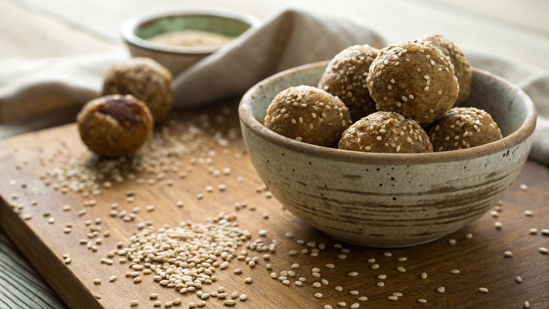 Keto Tahini Energy Balls