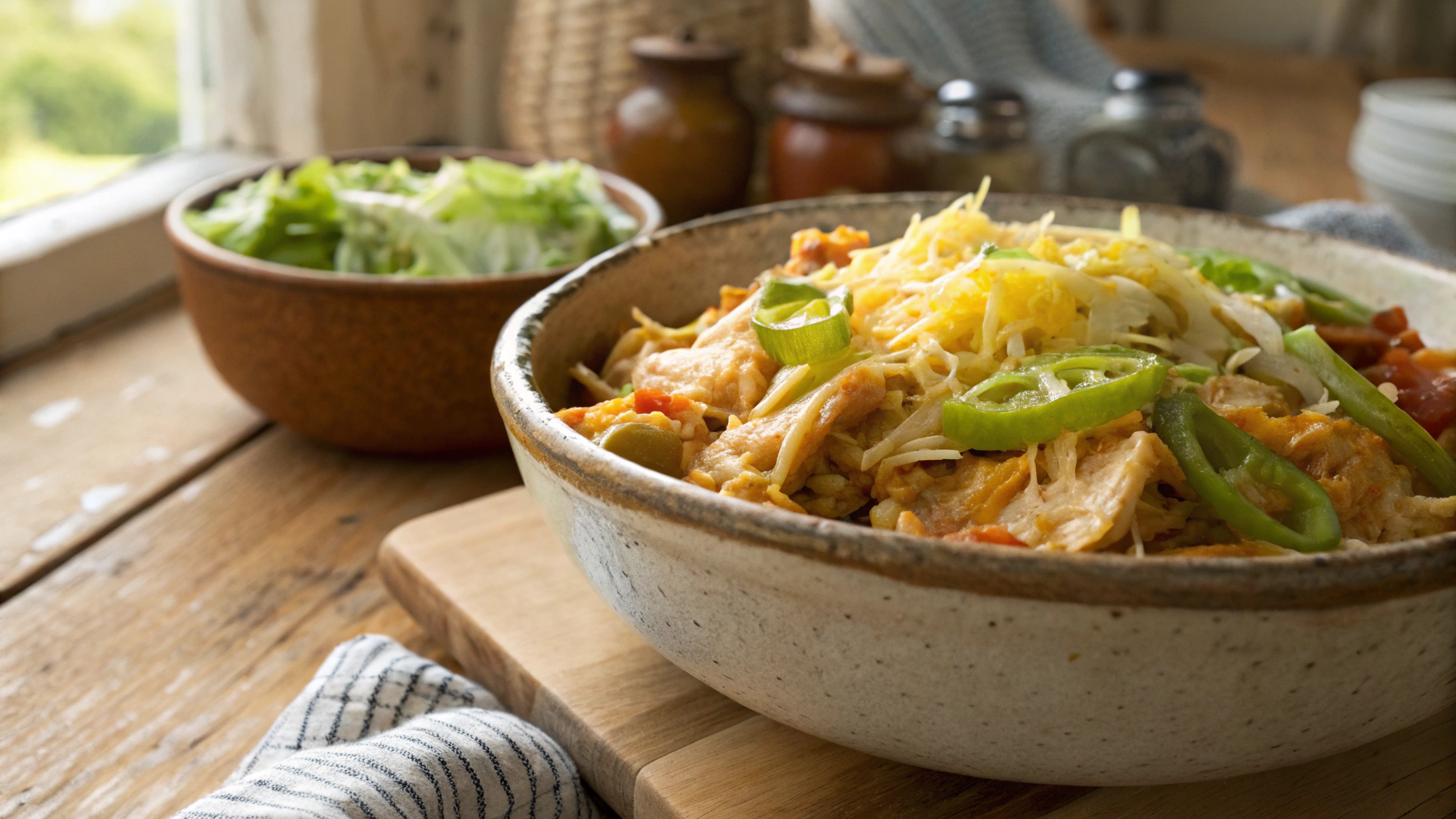Keto Tangy Nopales Chicken Casserole