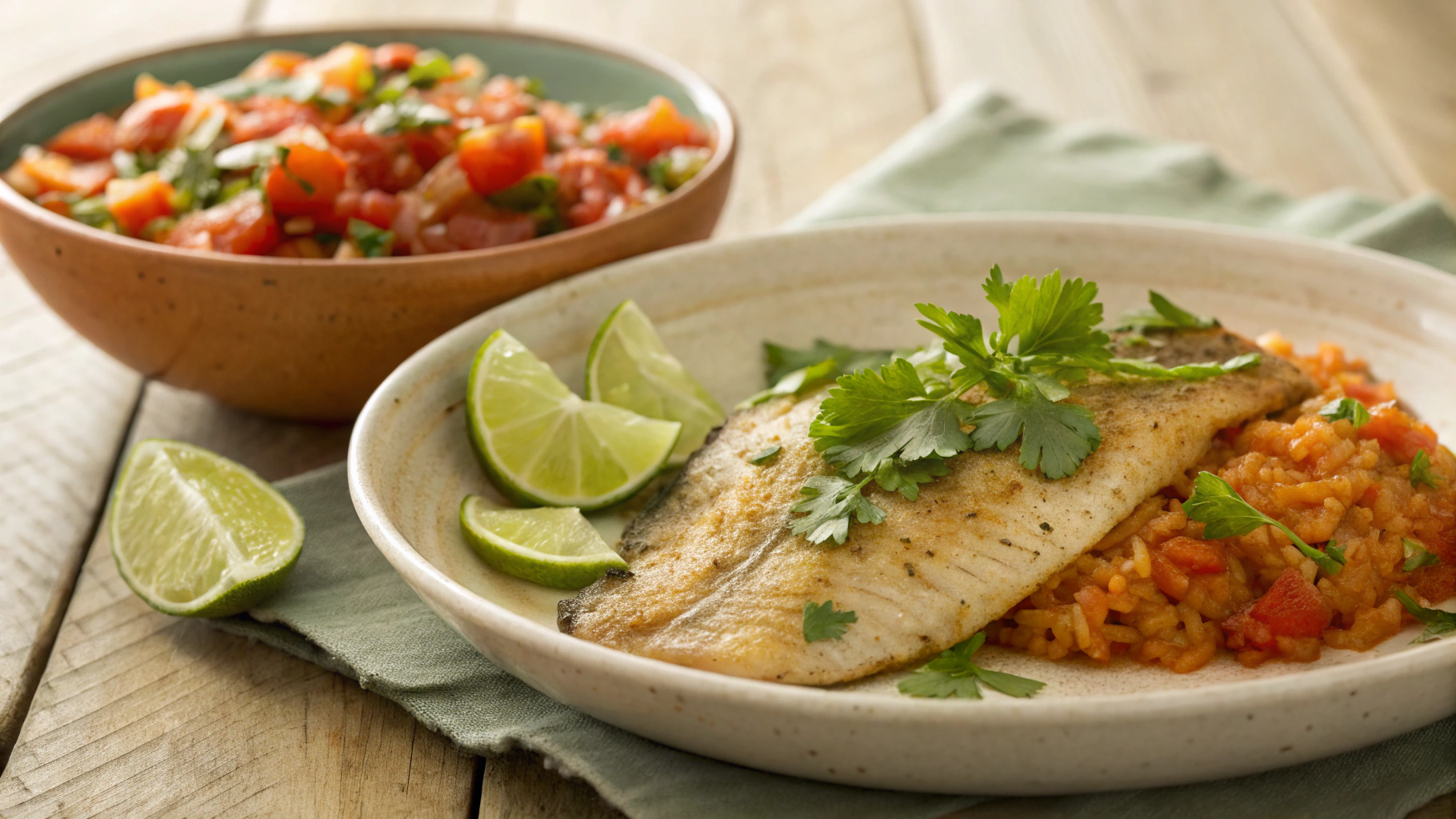 Keto Tex-Mex Flounder
