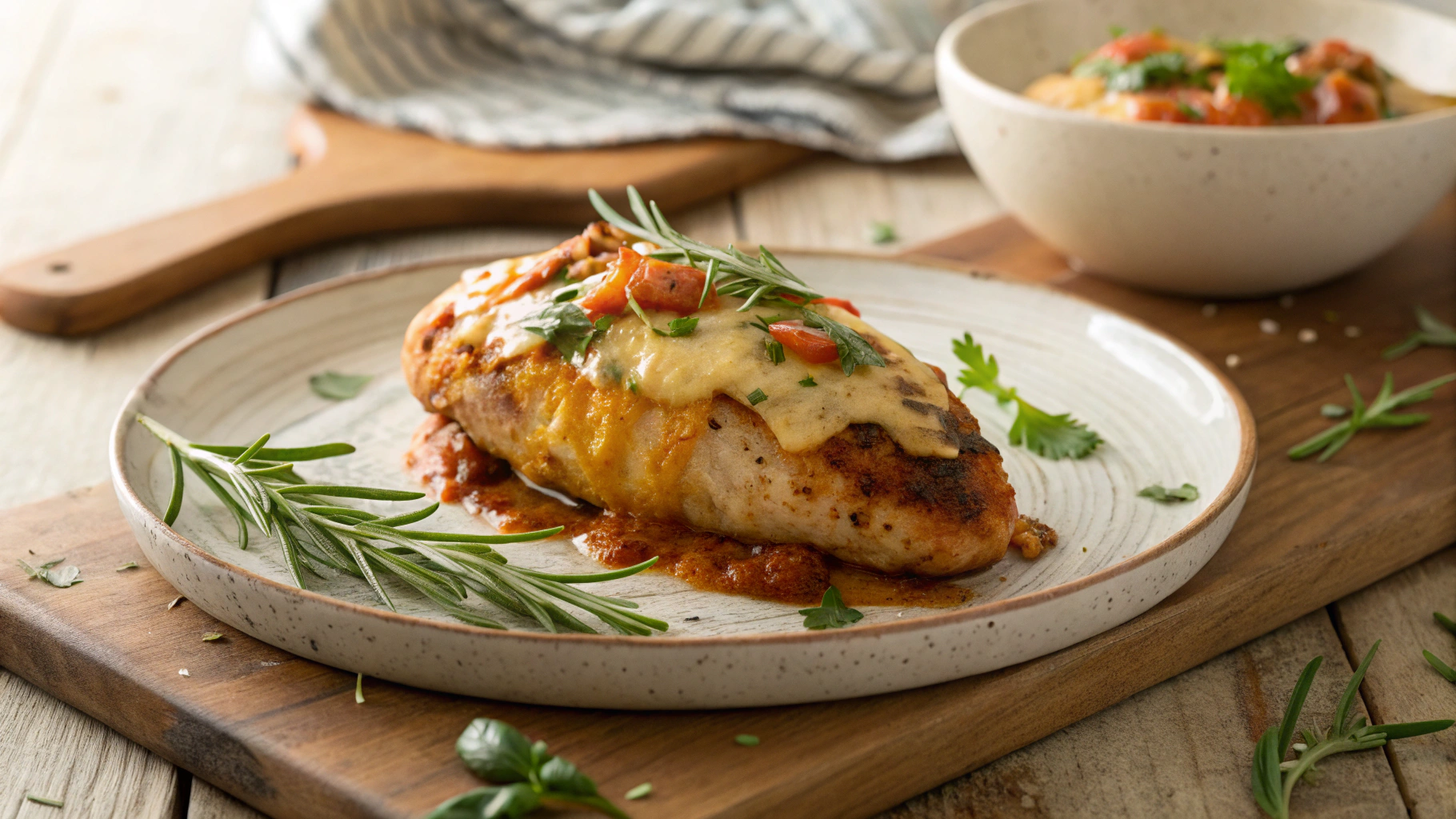 Keto Tex-Mex Stuffed Chicken