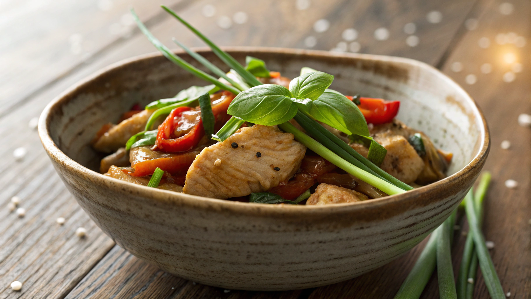 Keto Thai Drunken Chicken