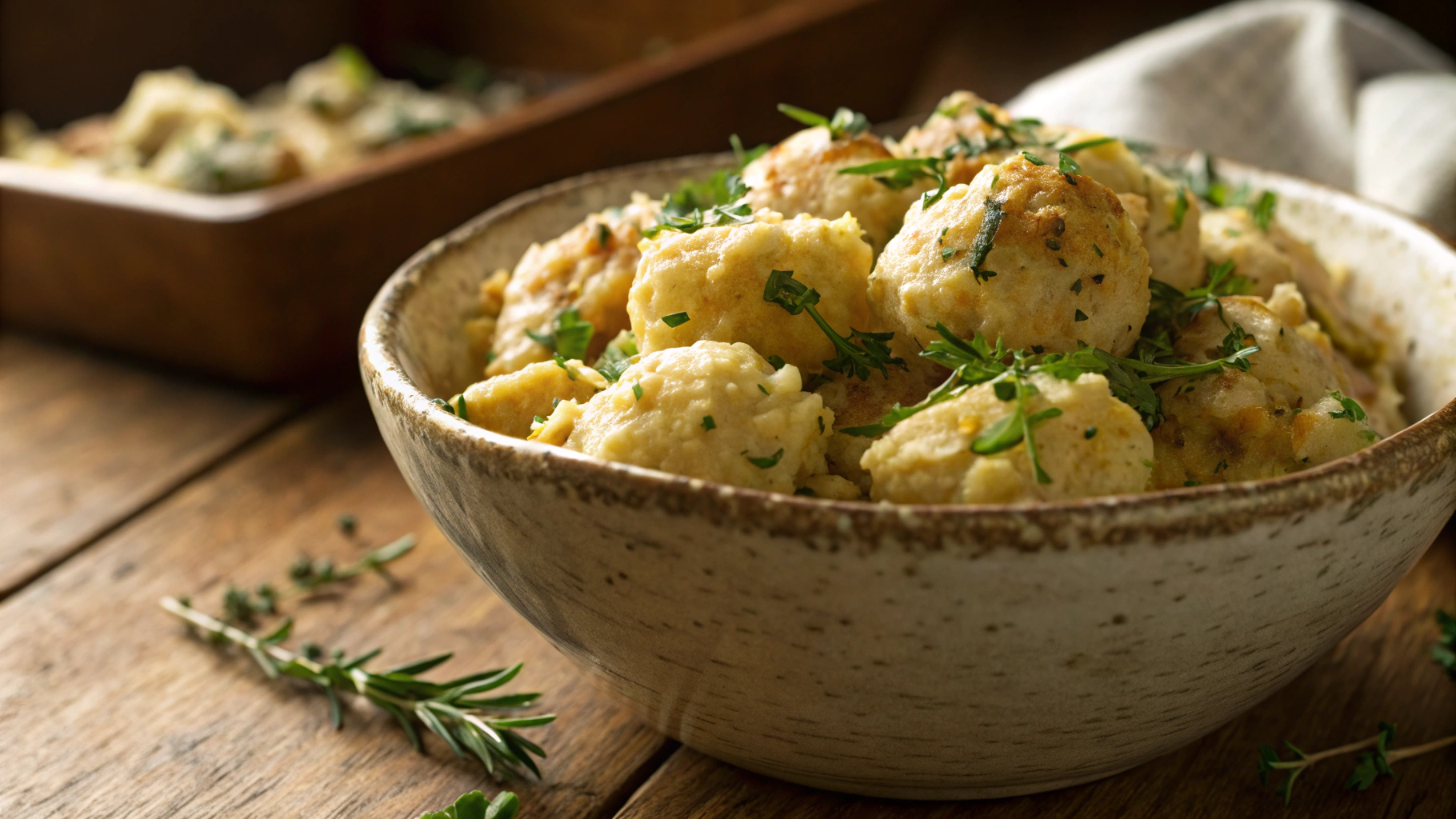 Keto Thanksgiving Butter Ball Stuffing