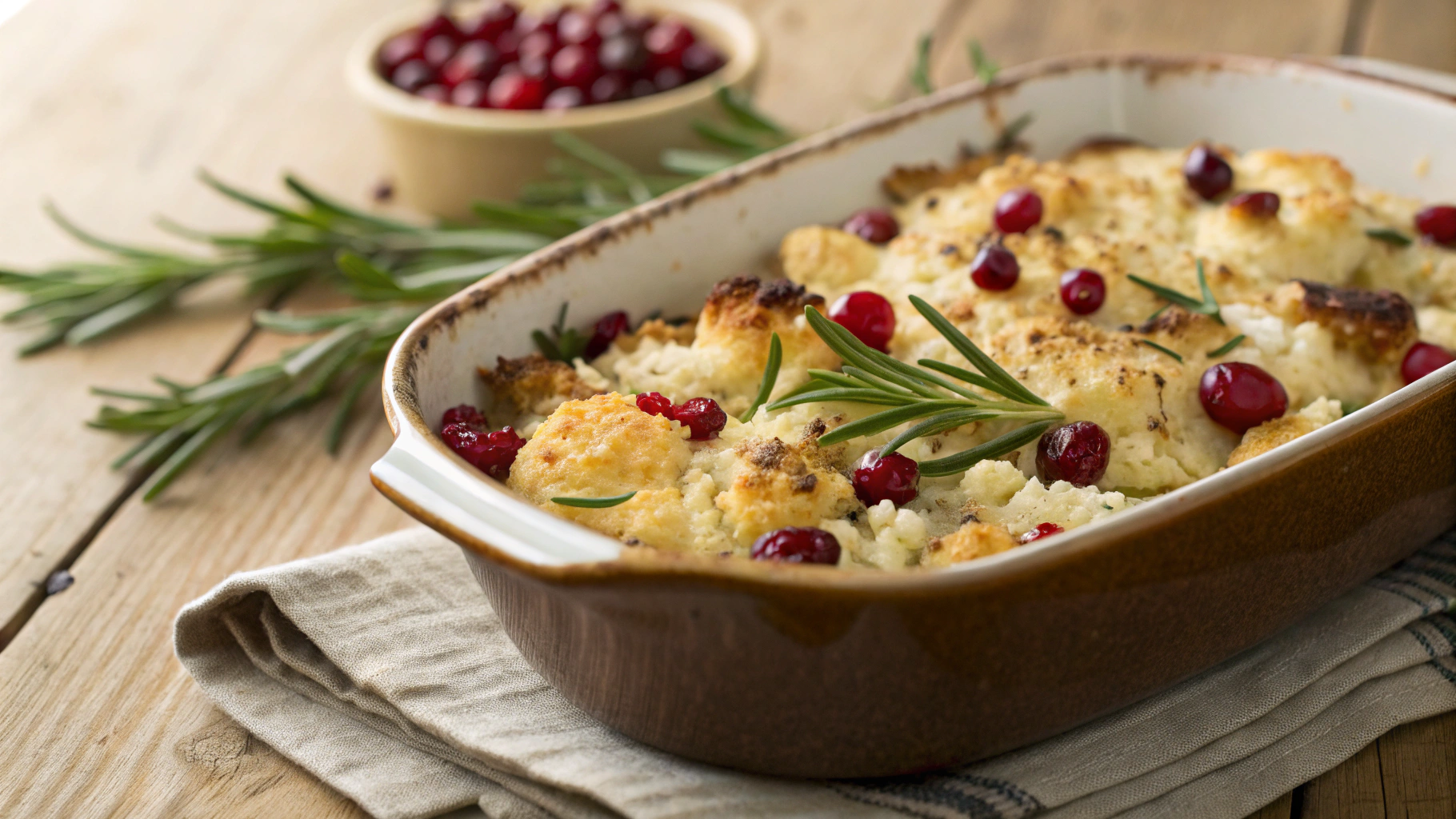 Keto Thanksgiving Cauliflower Bake