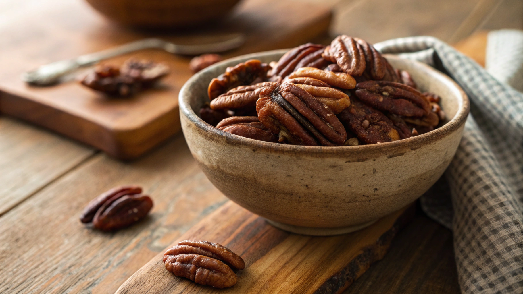 Low Carb Thanksgiving Cinnamon Pecans