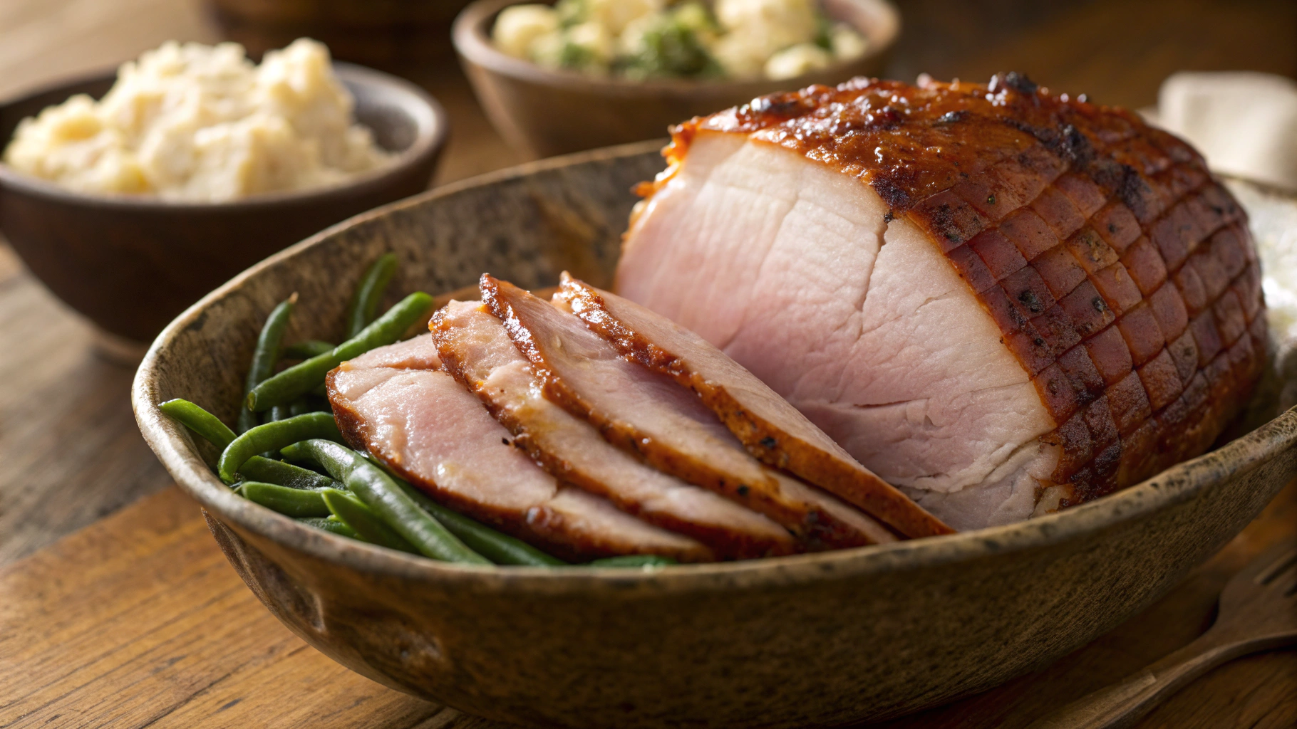 Keto Thanksgiving Glazed Ham