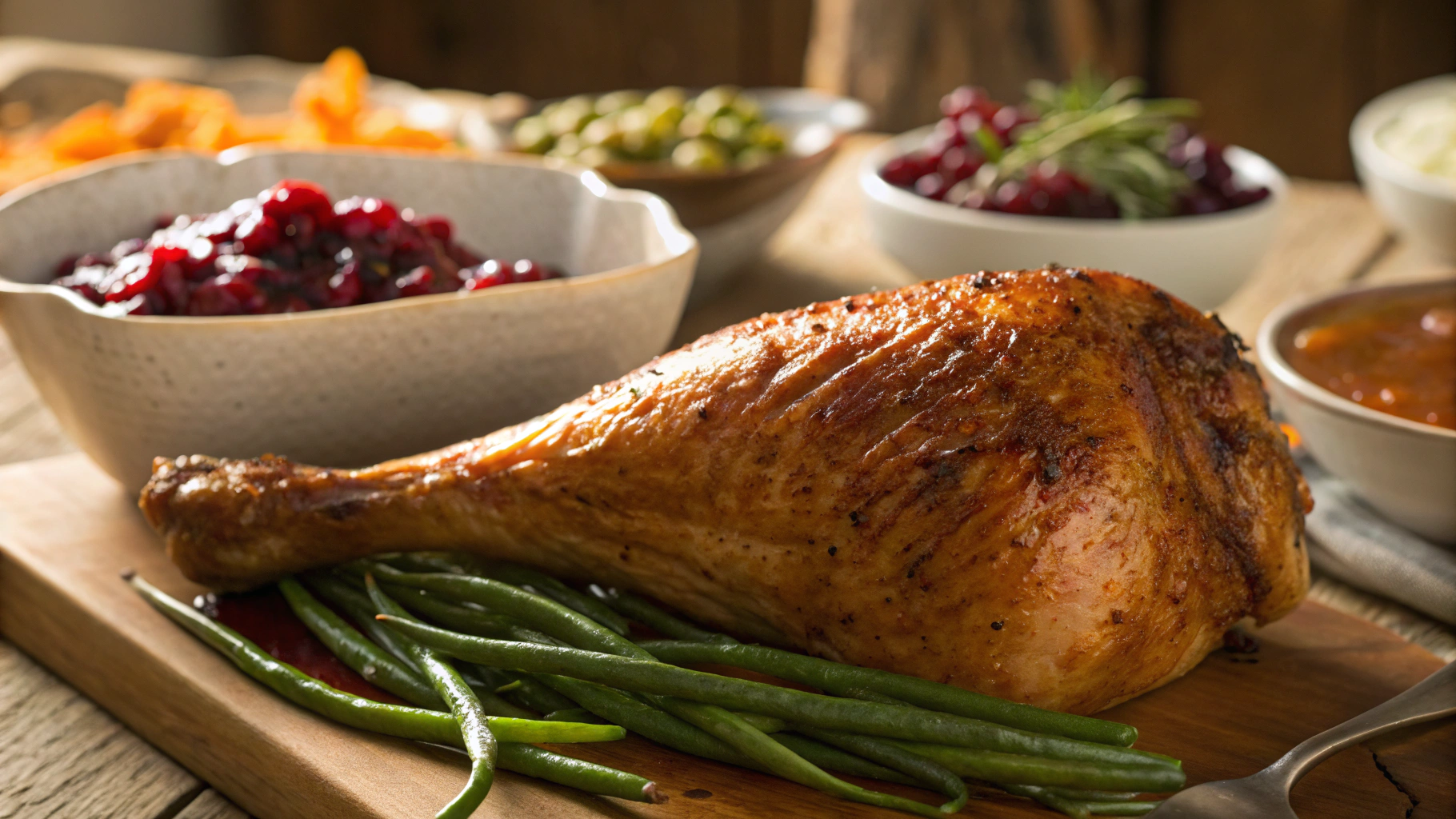 Low Carb Thanksgiving Turkey Leg And Gravy