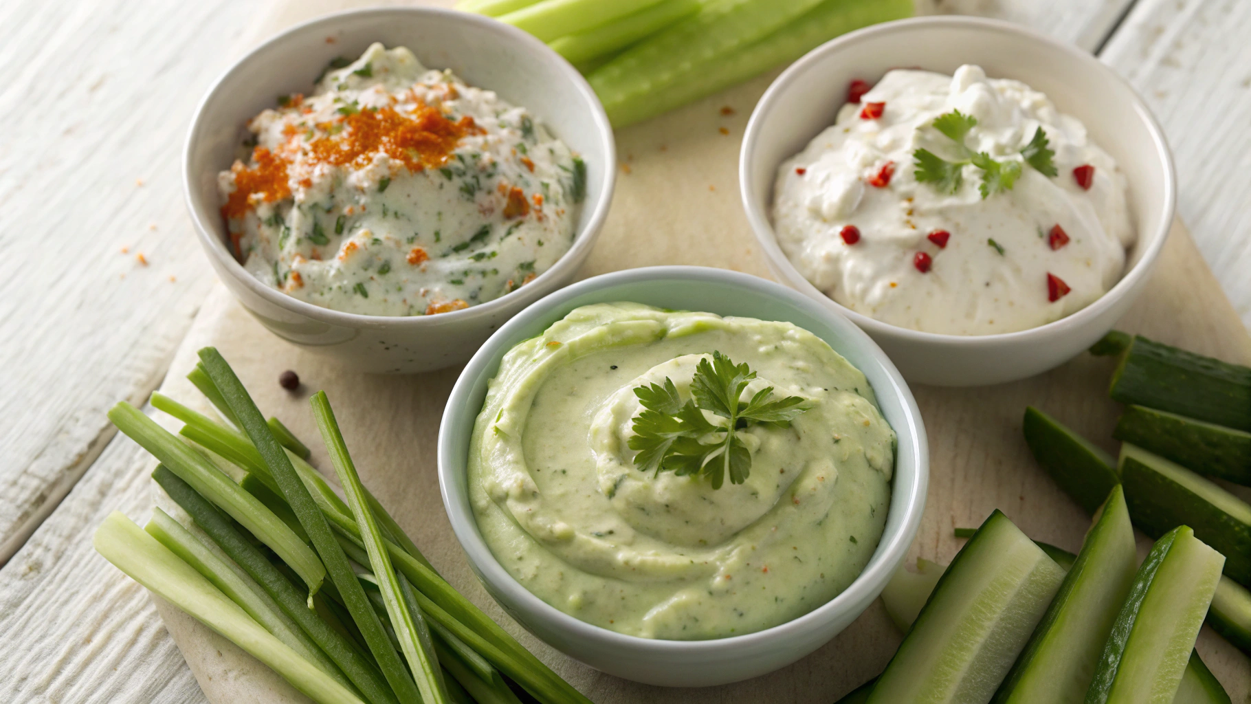 Keto Trio Of Dips
