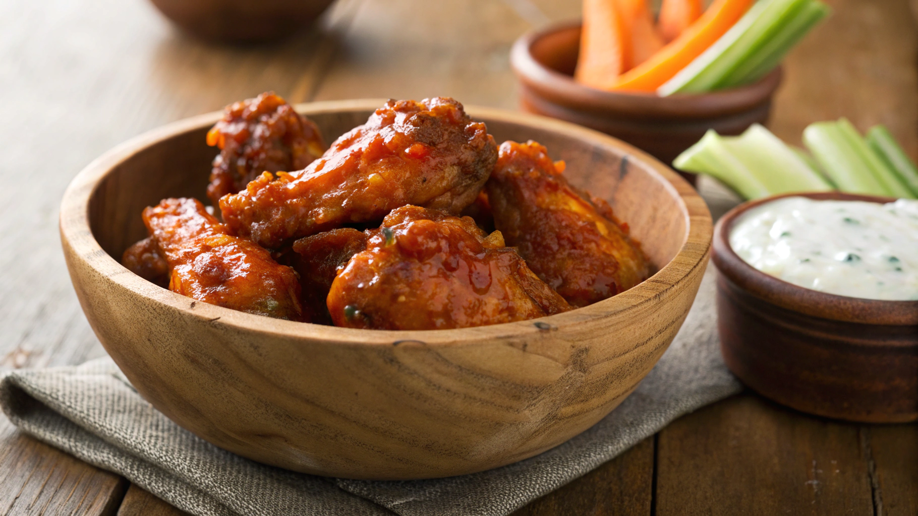 Keto Triple Baked Hot Wings