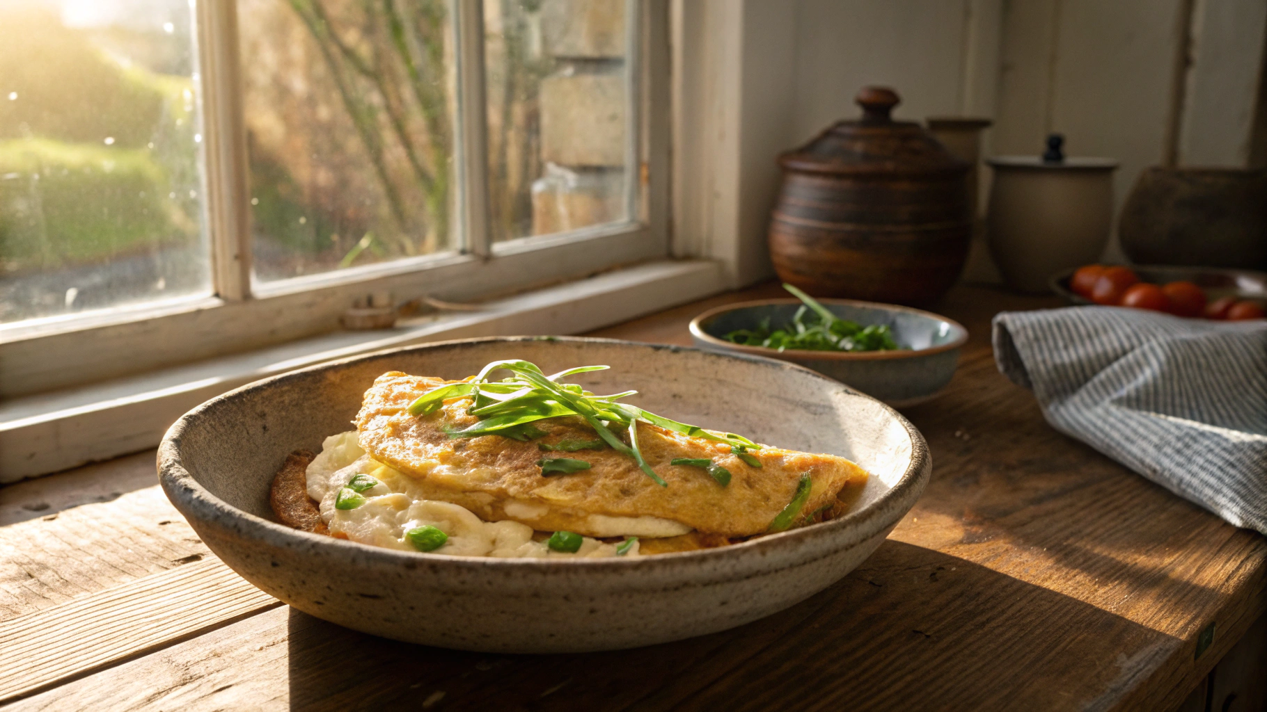 Keto Tuna Cream Cheese Omelette