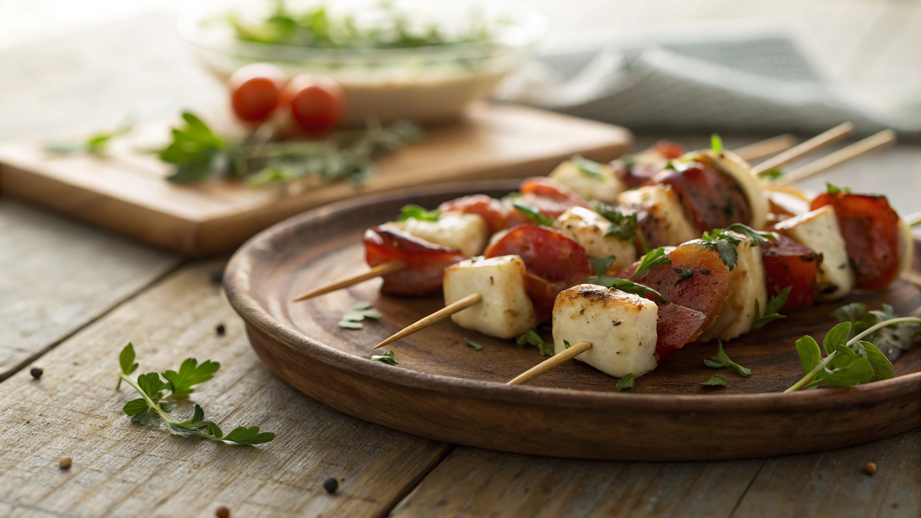 Keto Turkey Bacon Cheese Toothpicks