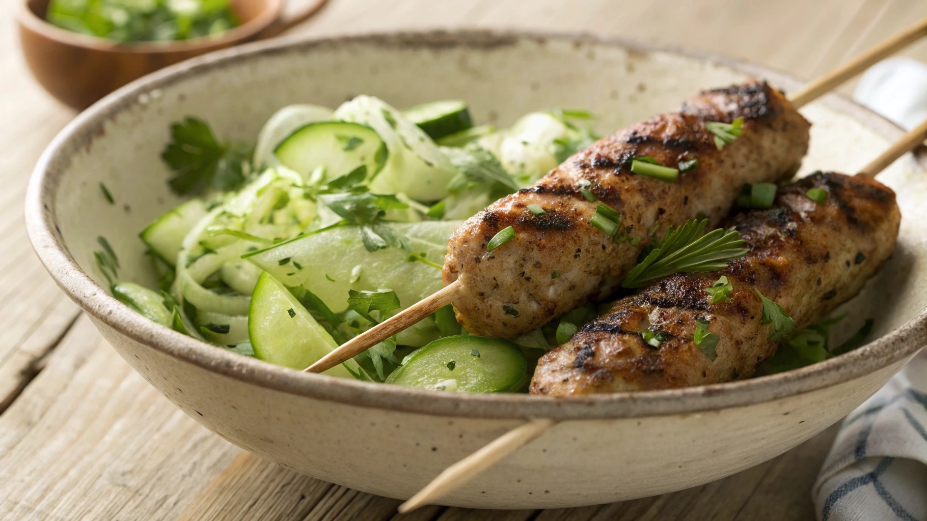 Keto Turkey Kofta Plate