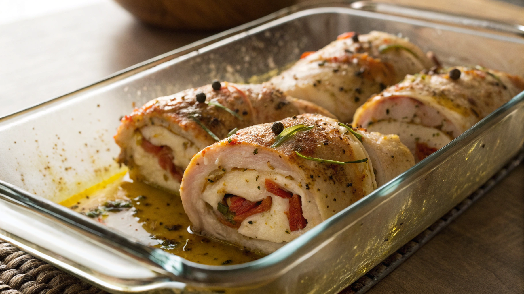 Keto Turkey Swiss Chicken Thighs