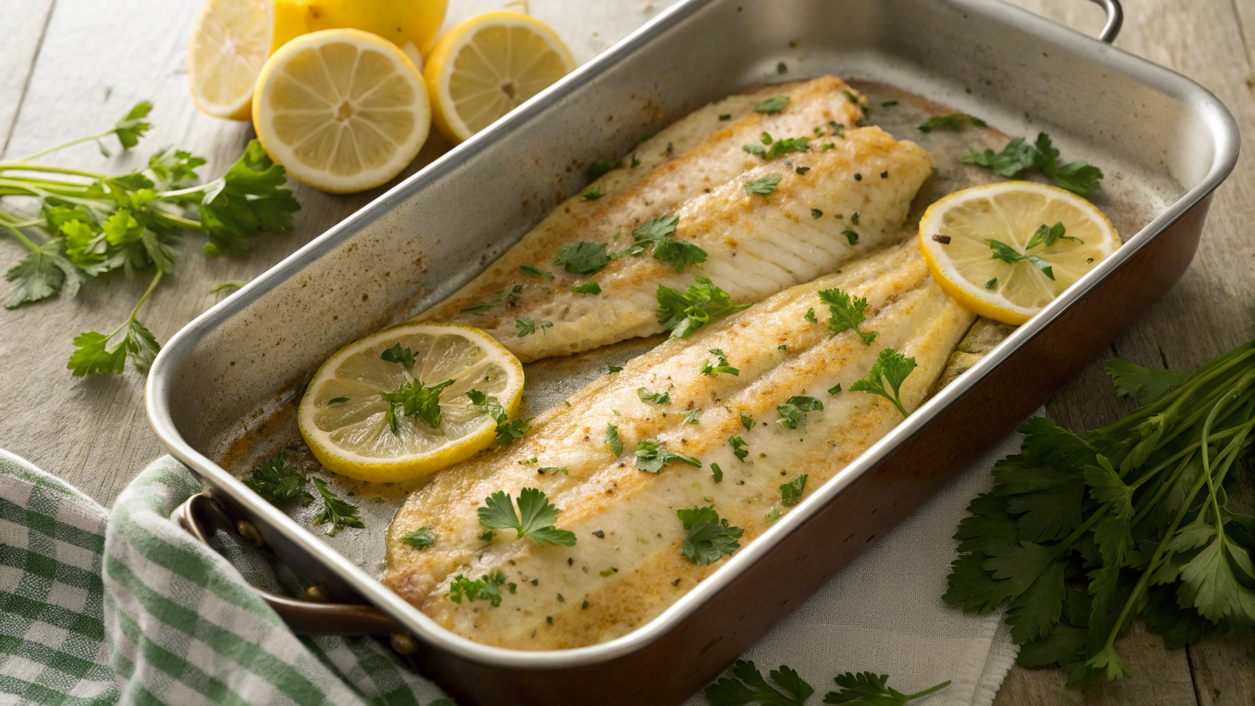 Keto Ultimate Baked Fish with Seasoning Salt