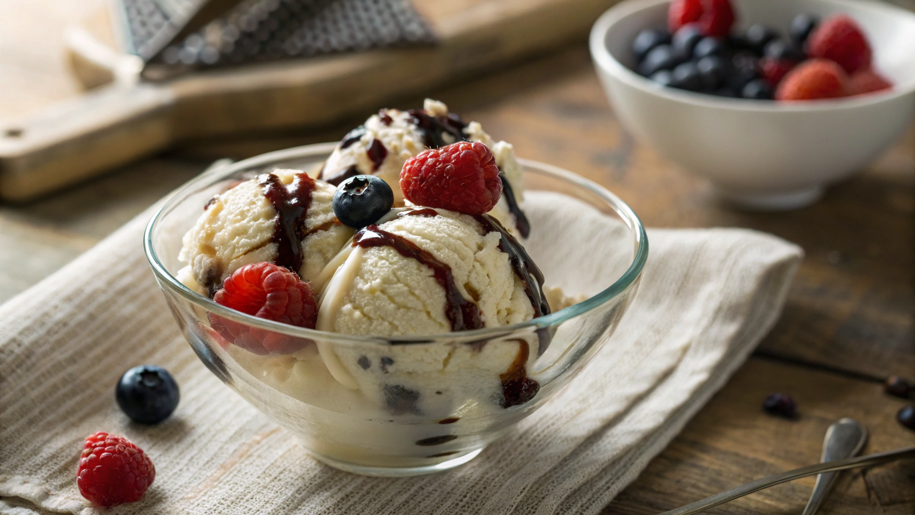 Keto Vanilla Chip Ice Cream