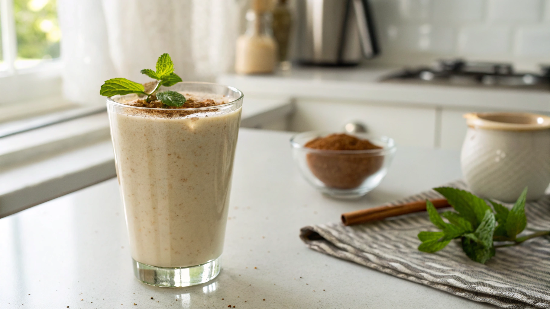 Keto Vanilla Coconut Coffee Smoothie