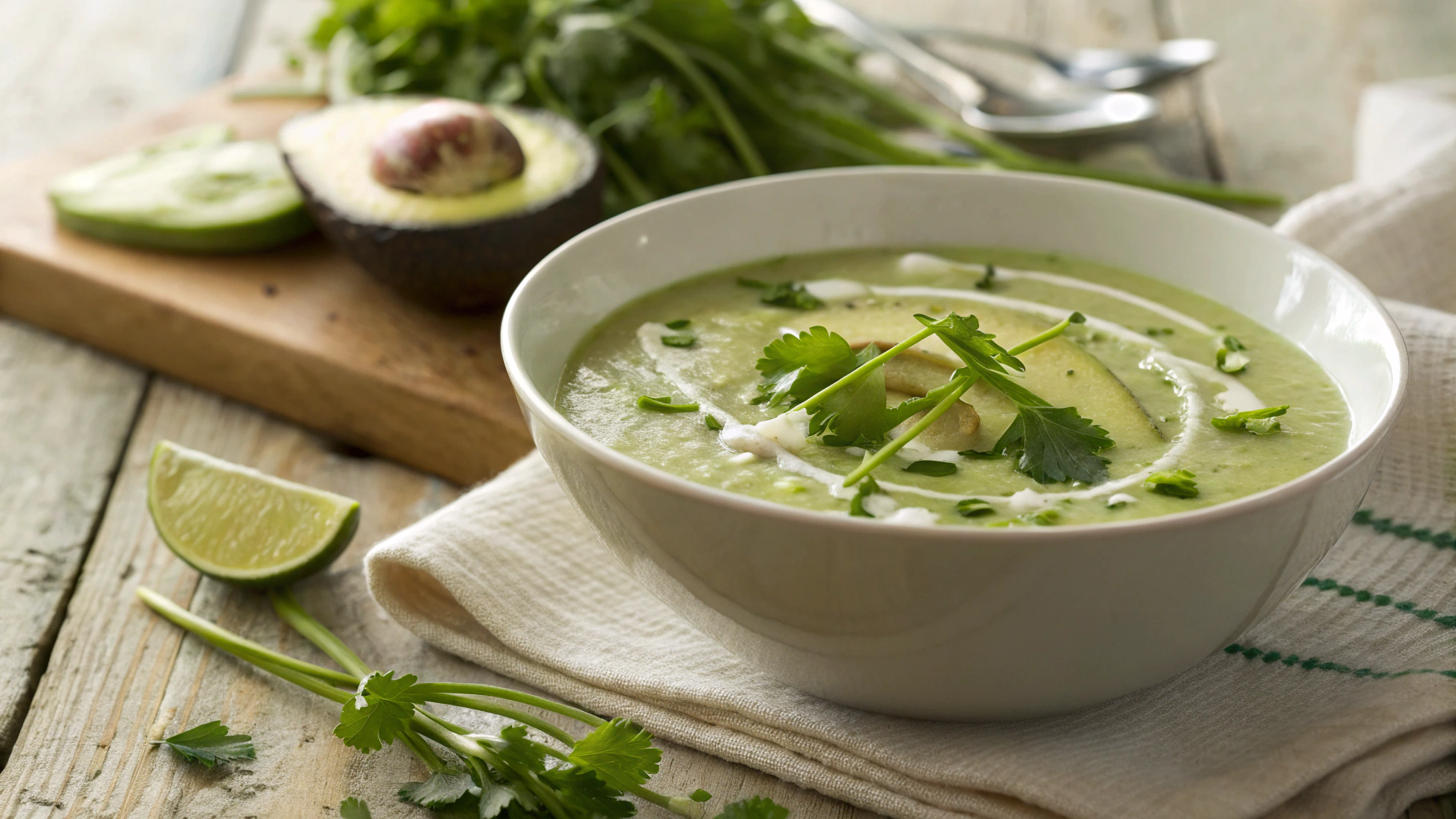 Low Carb Vegan Avocado Soup
