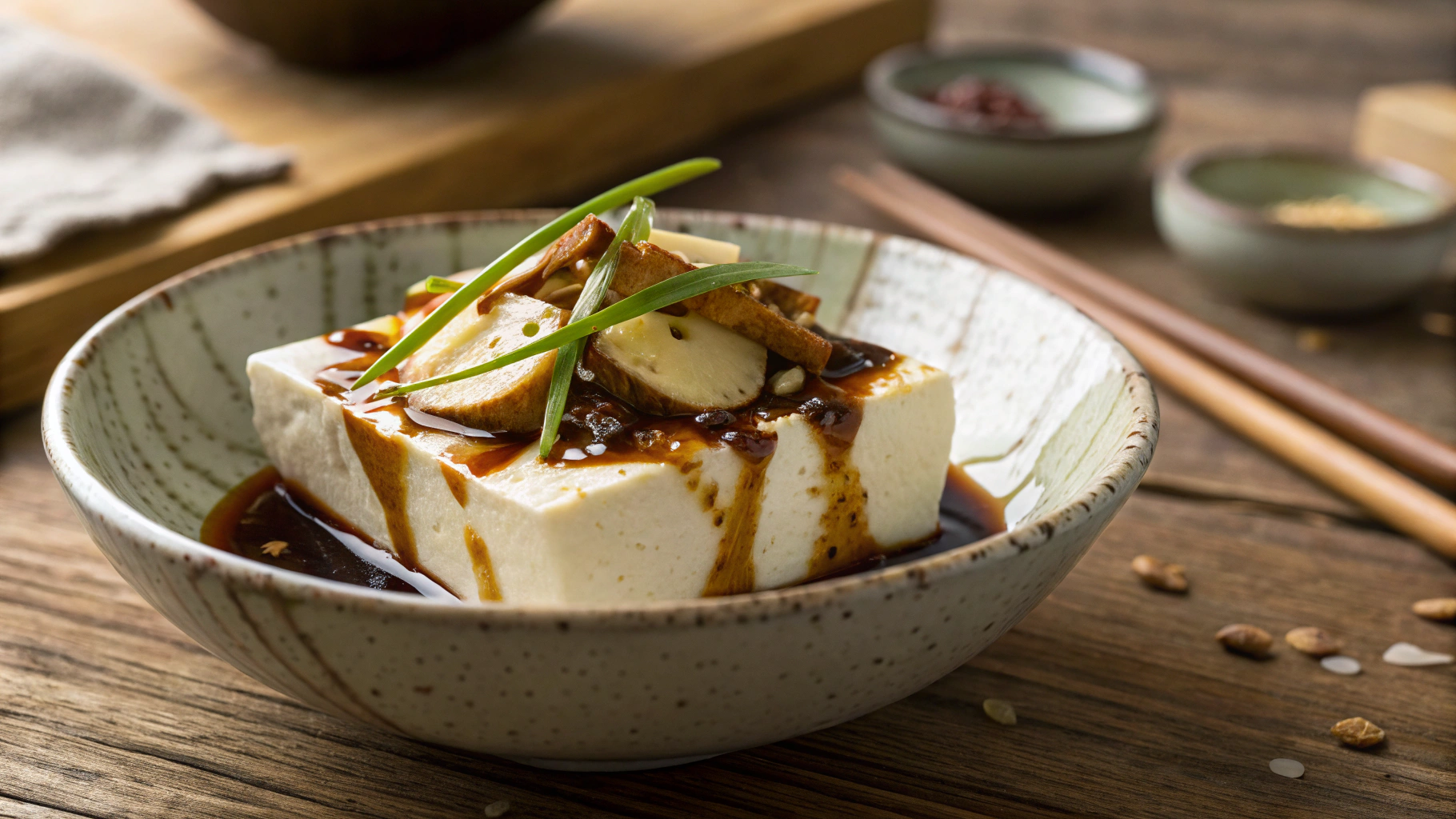 Keto Vegan Brown Sugar Ginger Silken Tofu