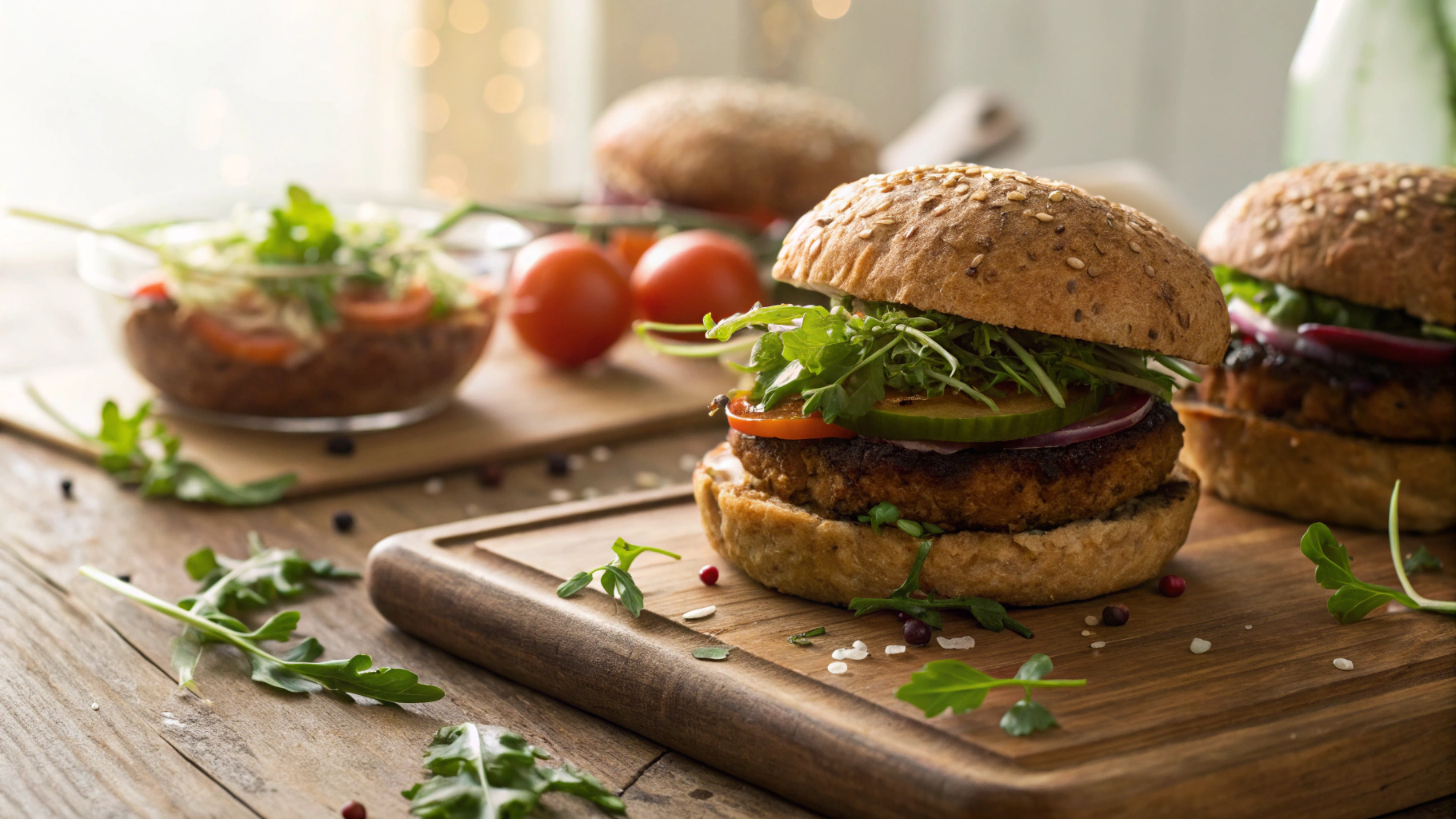 Keto Vegan Burger Patties