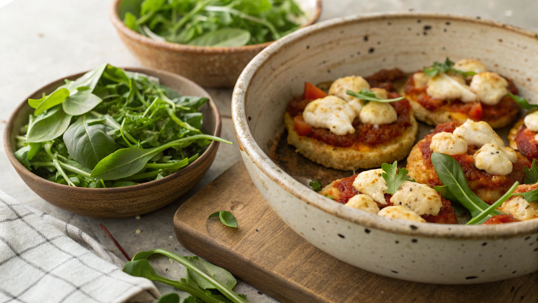 Keto Vegan Cauliflower Pizza Bites