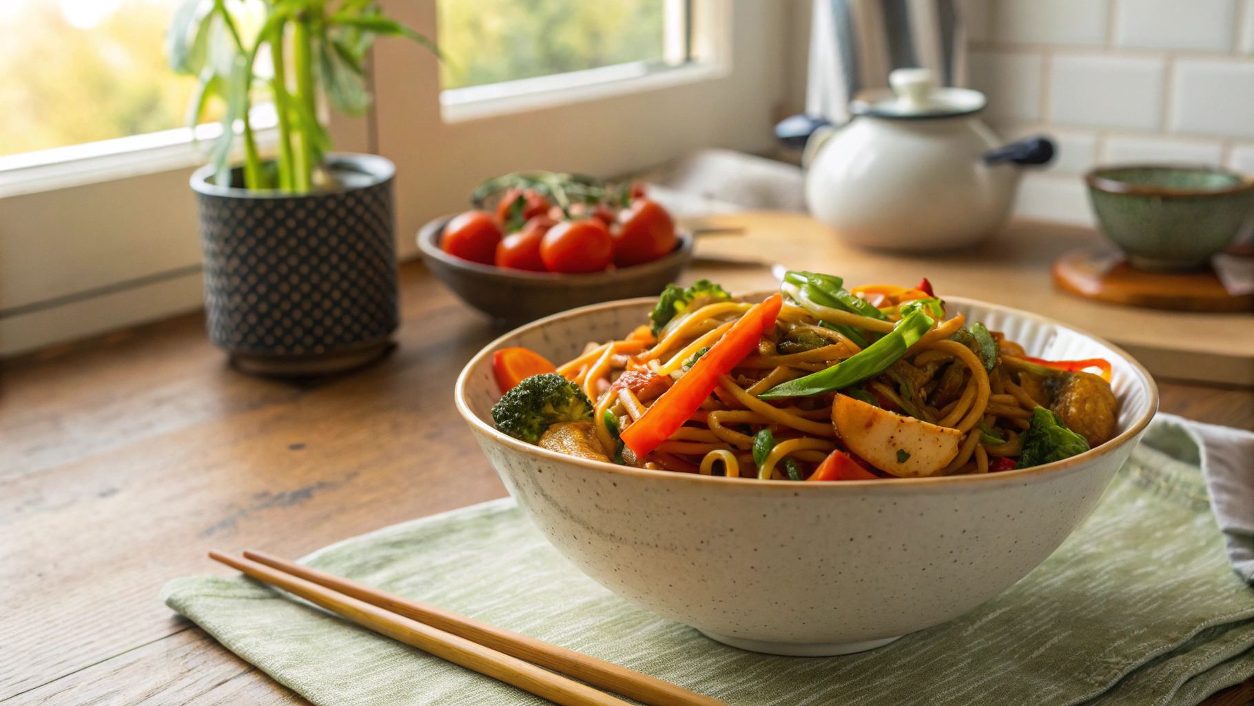 Low Carb Vegan Chow Mein
