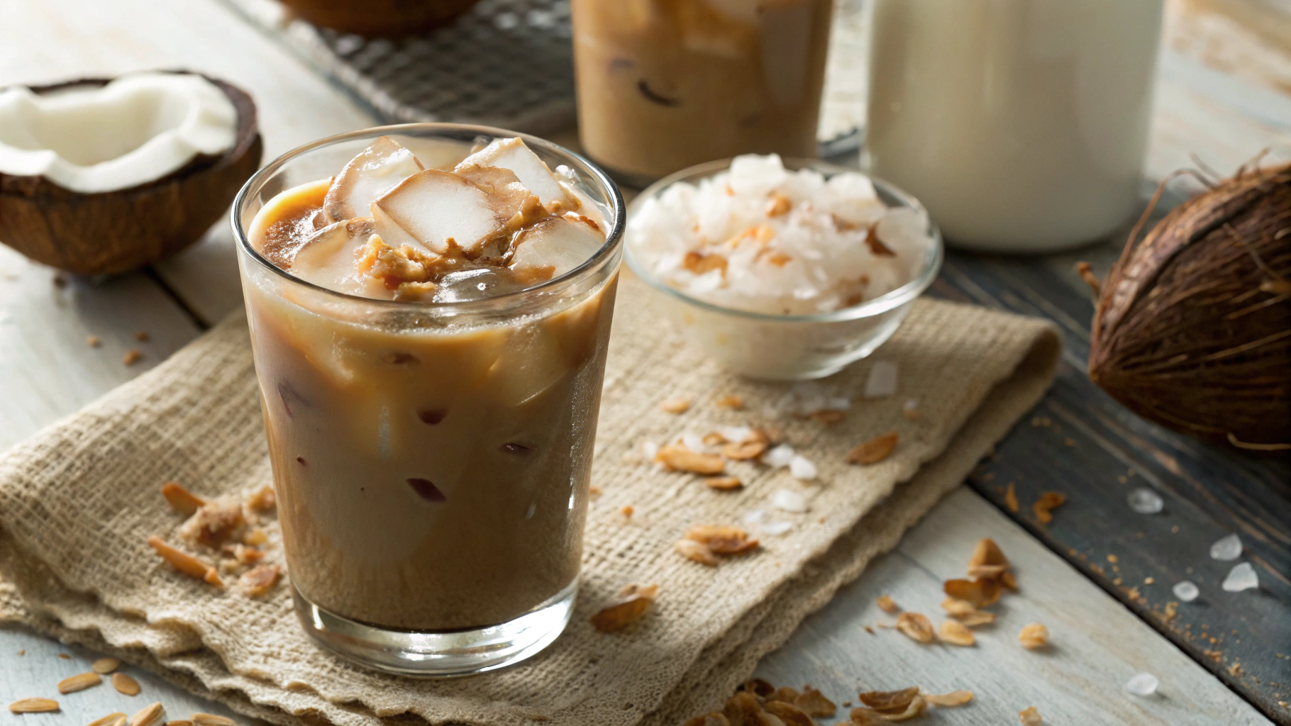 Keto Vegan Coconut Cold Brewed Coffee