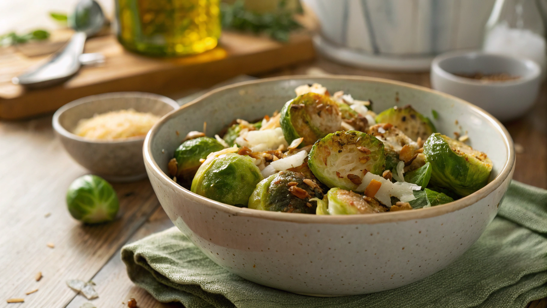 Keto Vegan Crunchy Coconut Sprouts