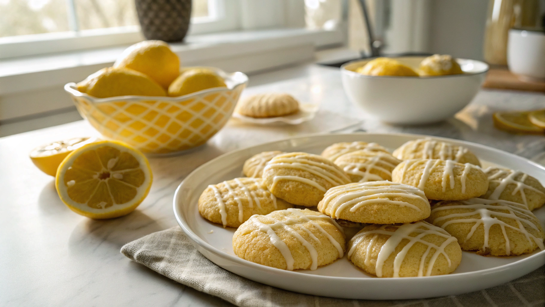 Keto Vegan Lemon Butter Cookies