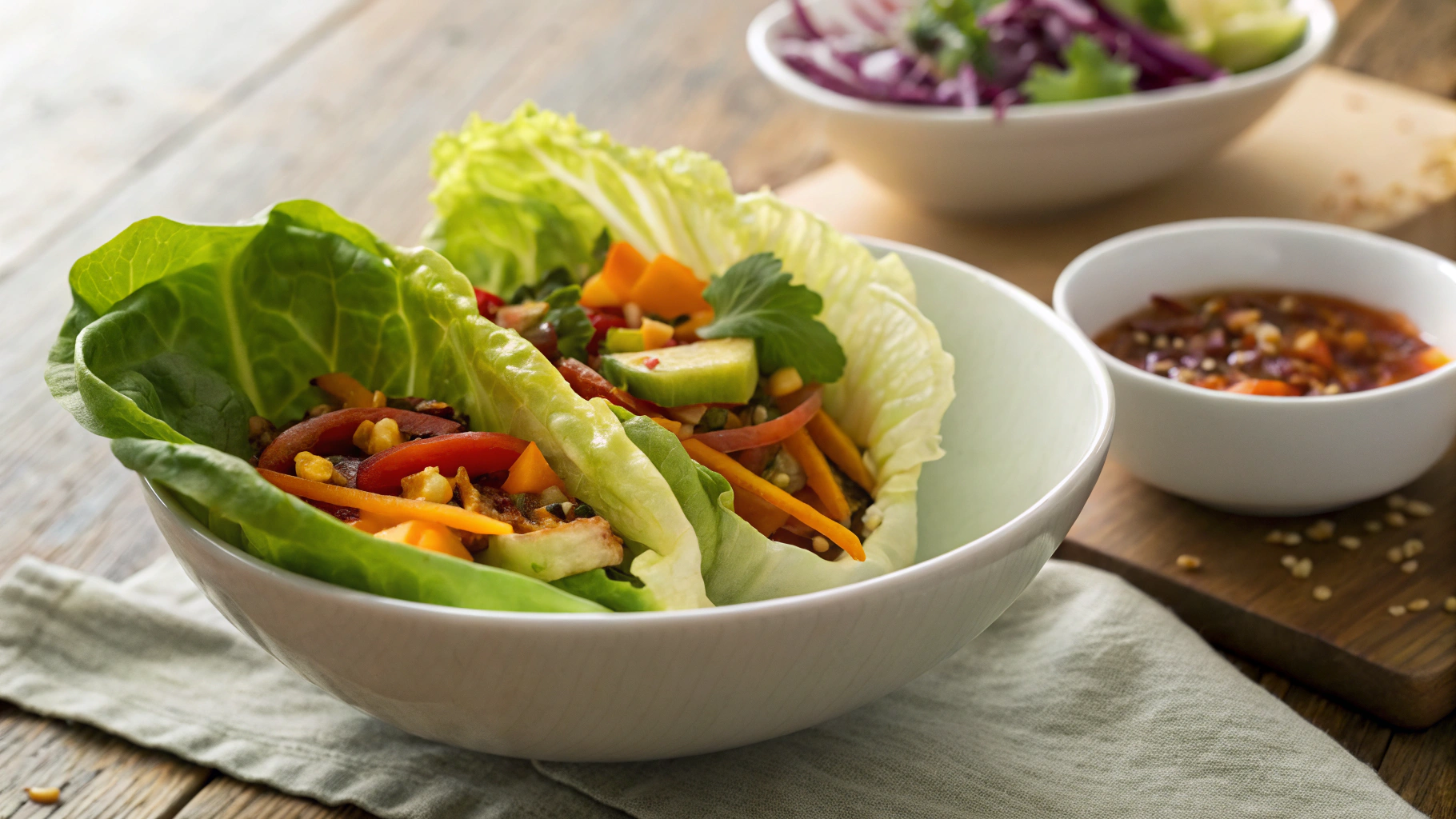 Keto Vegan Lettuce Wraps