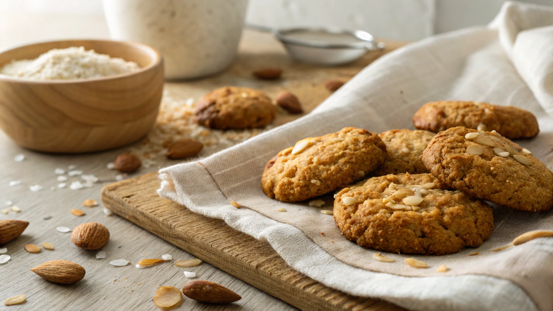 Keto Vegan Oatmeal Cookies