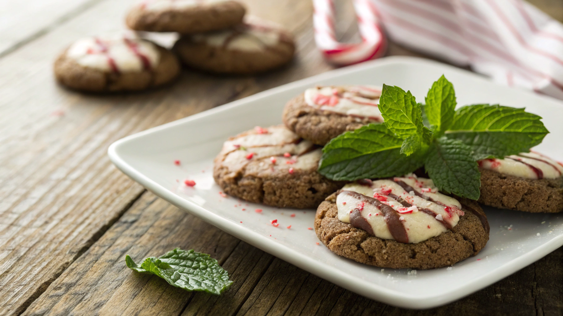 Keto Vegan Peppermint Cookies