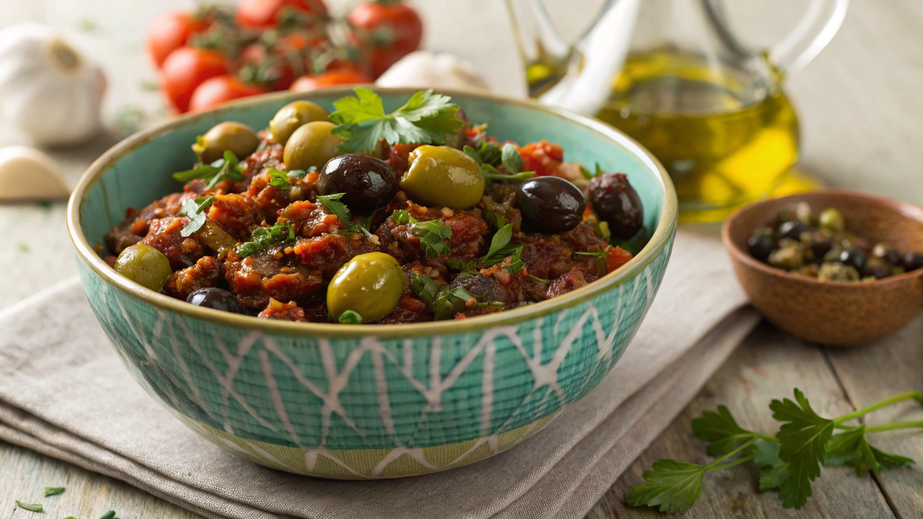 Keto Vegan Sundried Tomato Tapenade