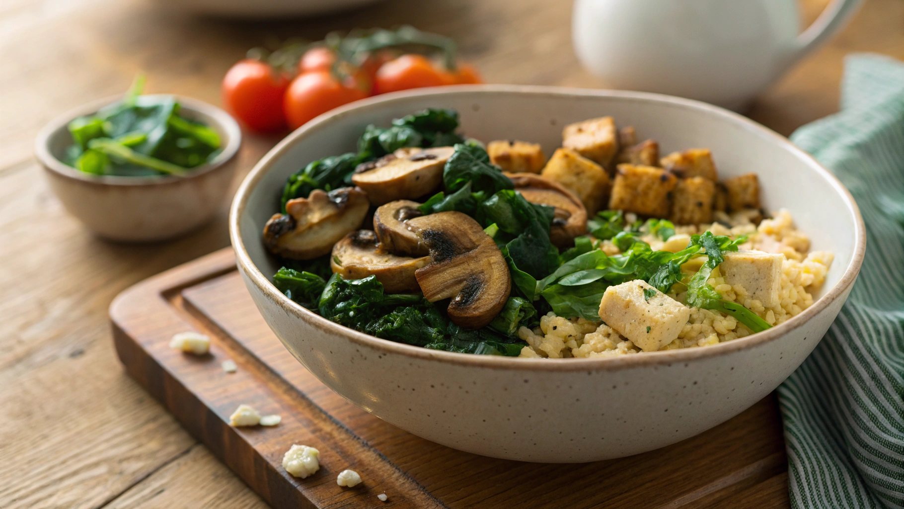 Keto Vegan Veggie Scramble