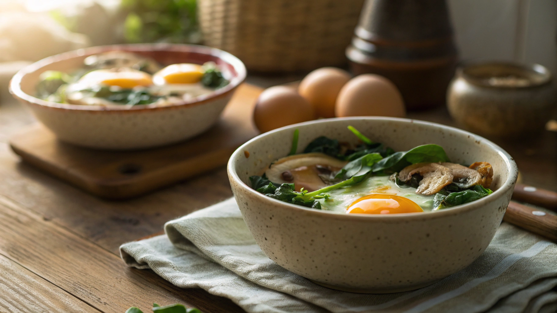 Keto Vegetarian Egg Cups